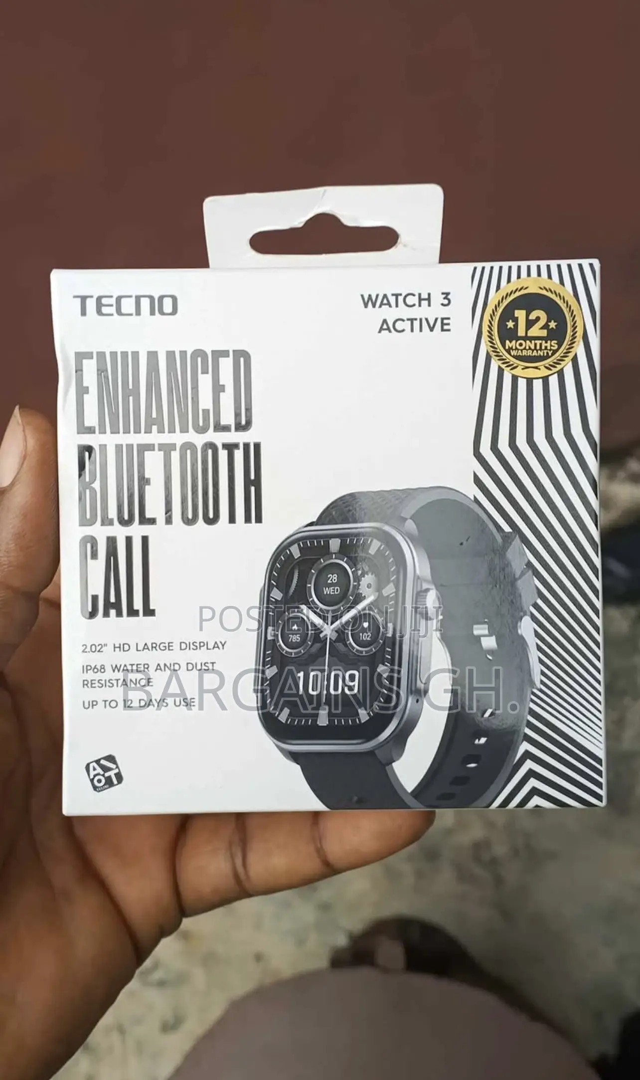 Tecno Watch 3 Active Smart Watch