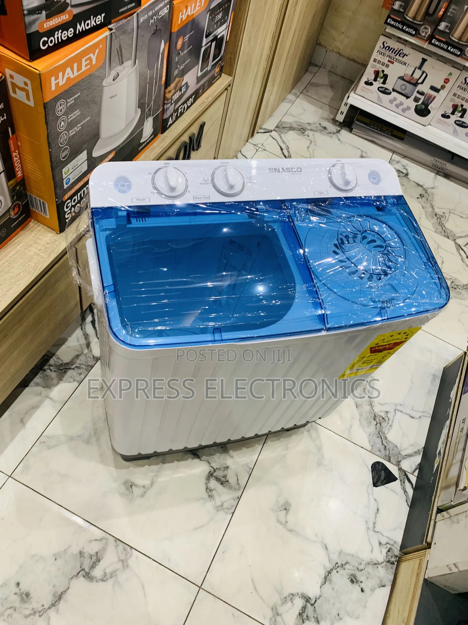 Get a New Sleek Washing Machine 10kg Topload Nasco White