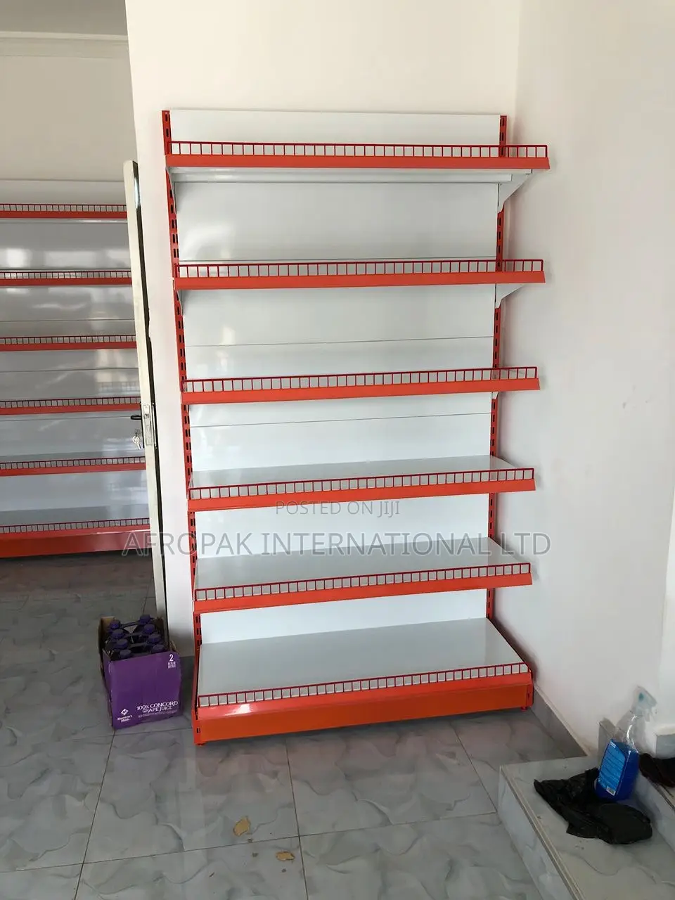 Heavy Duty Supermarket Wall Unit. 2.15m X 1.2m X 0.4m