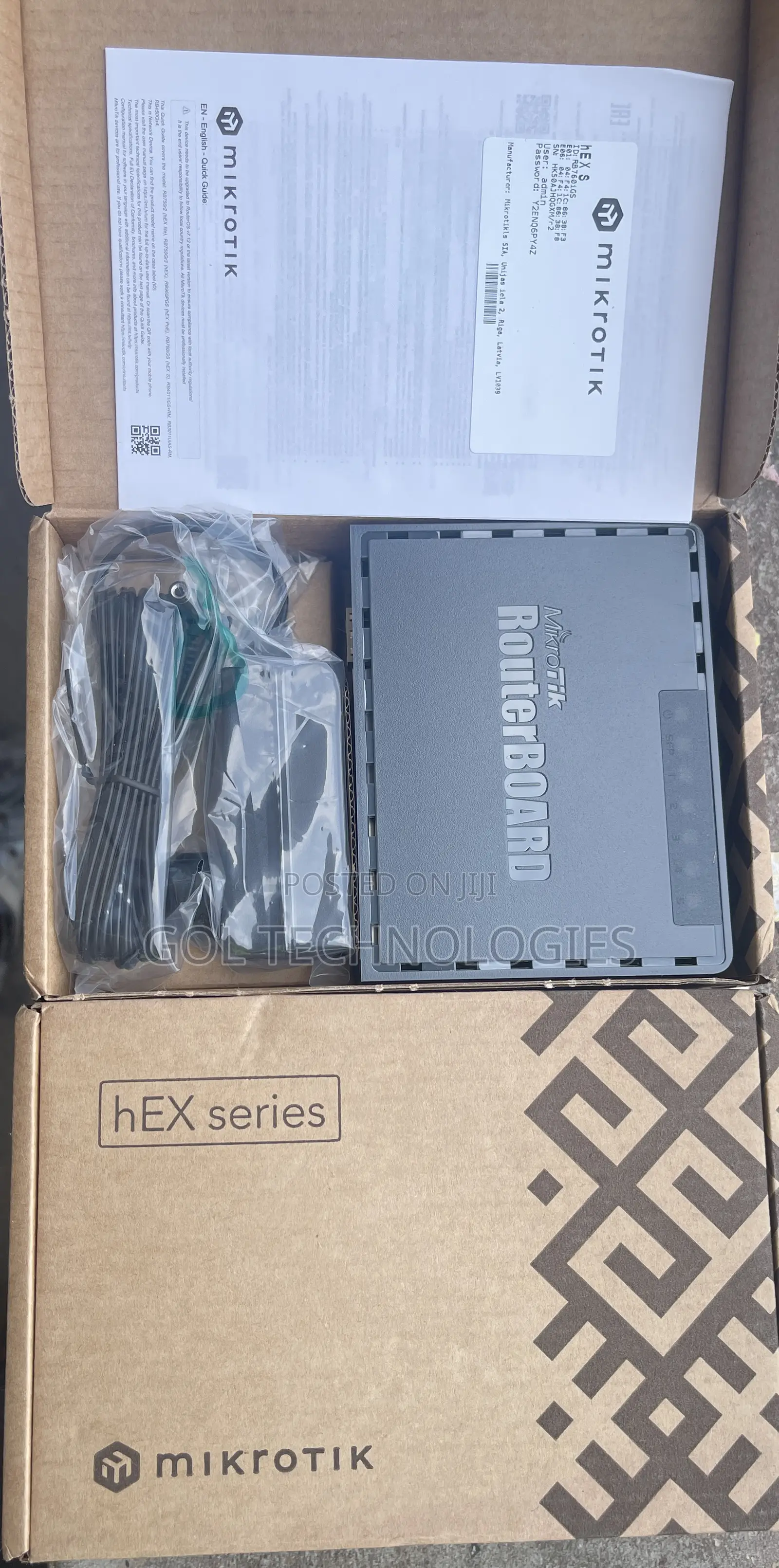 Mikrotik Hex S Router Rb760igs 5 Port Gigabit Ethernet Router