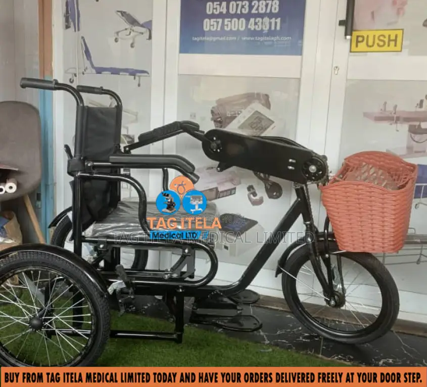 Tricycle Wheelchair (Hand Control)