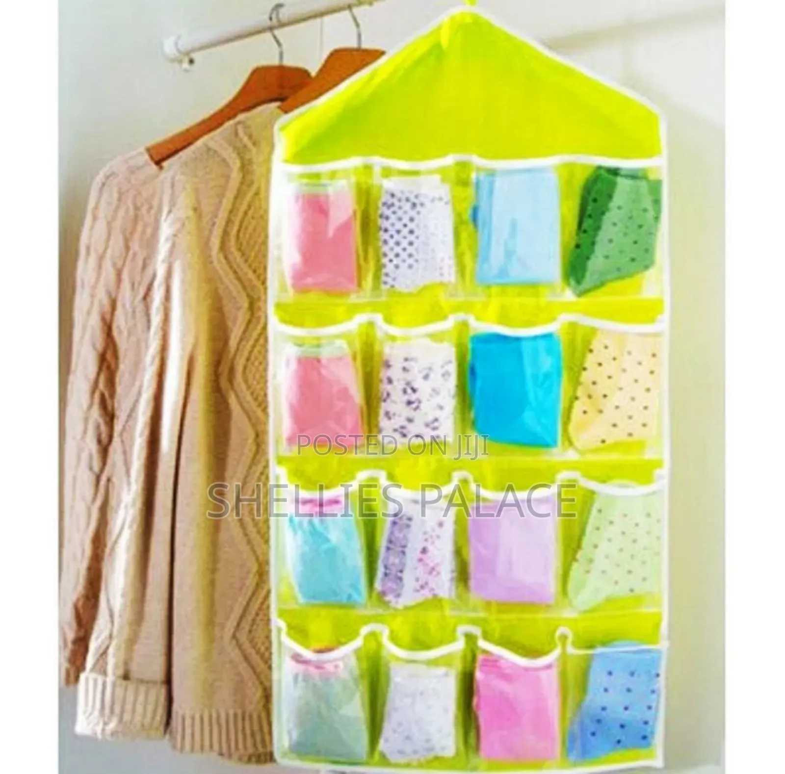 16 Grids Buggy Bag Underwear Socks Storage Bag for Home