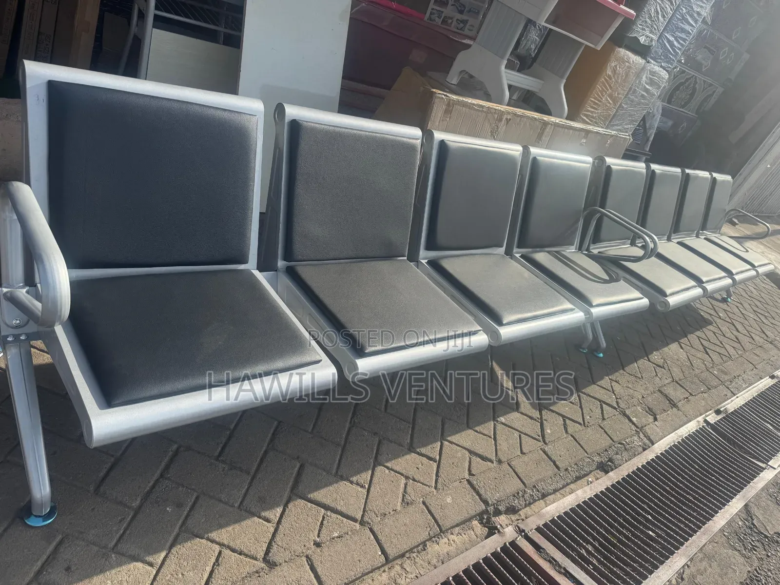 4 Seater Waiting Bench