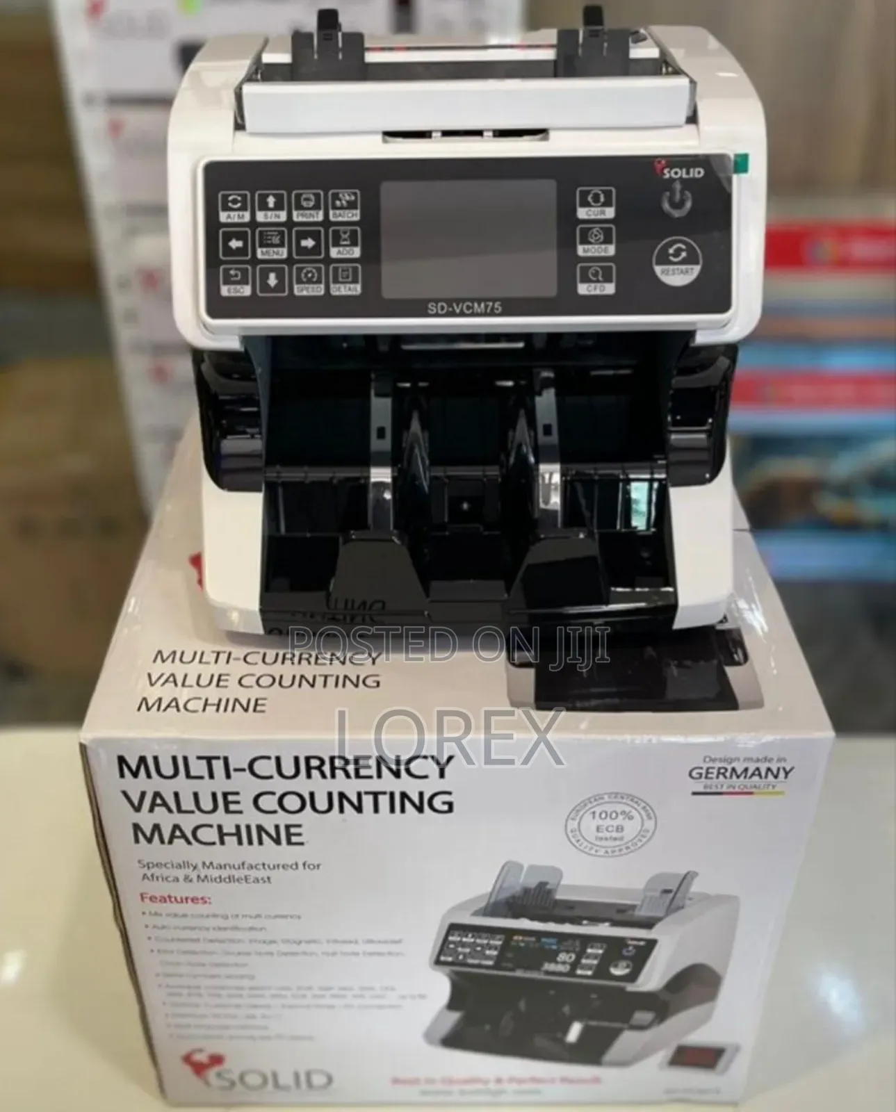 Money Counting Machine Mixed Value Multi-currency