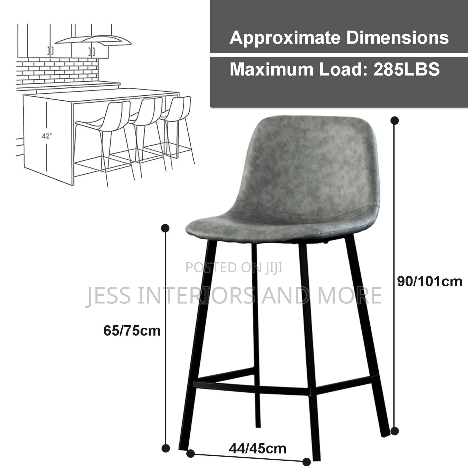Bar Stool (Leather)