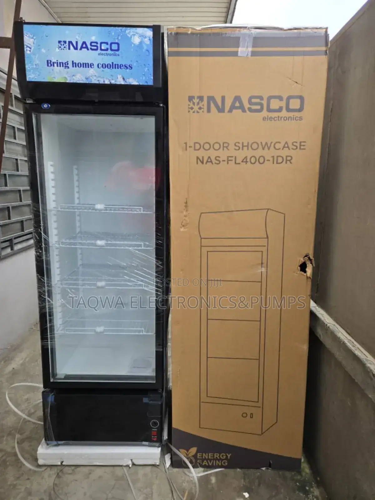Efficient Nasco 288_,Litres Display Fridge