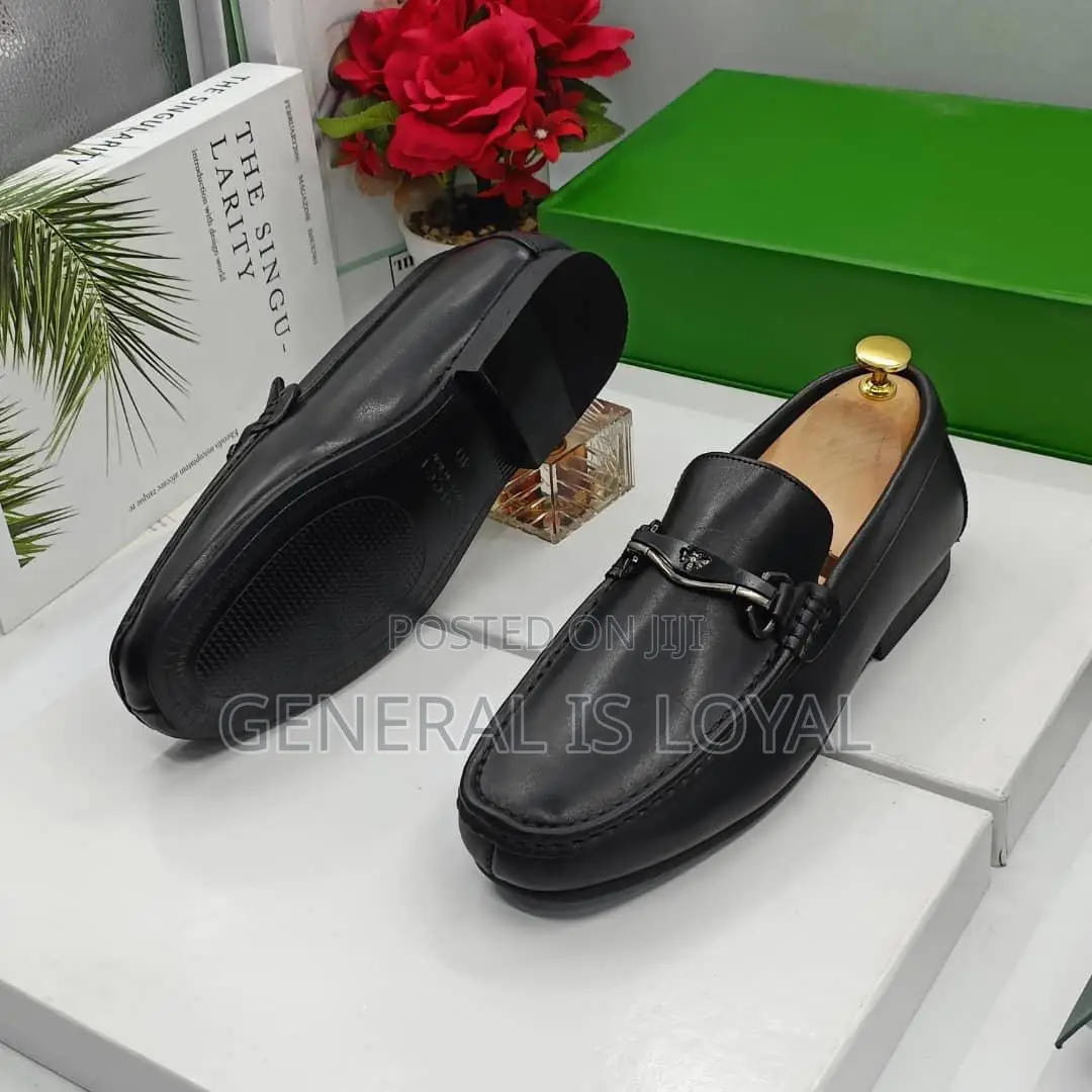 Gucci Men Leather Loafers Shoe