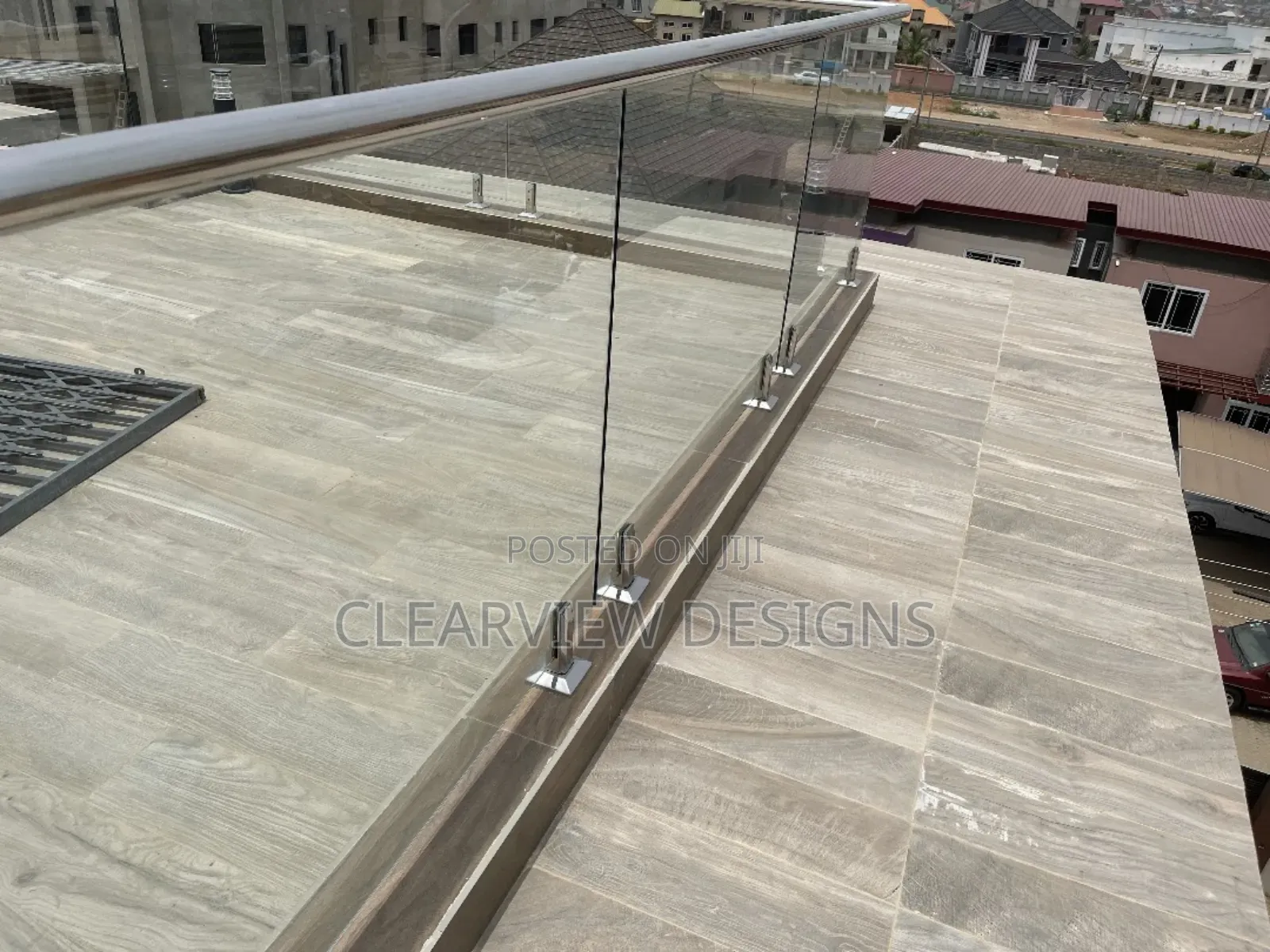 Durable Framelss Glass Handrail / Balustrade