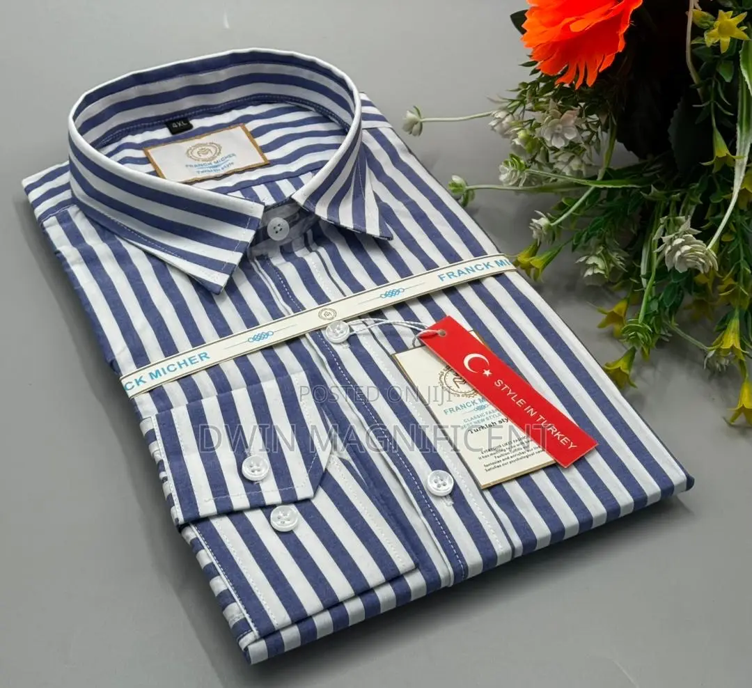 Franck Michel Luxe Men's Button-Down Shirt