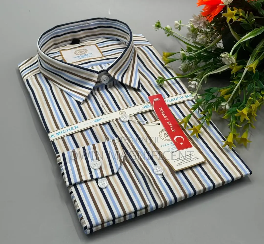 Franck Michel Luxe Men's Button-Down Shirt