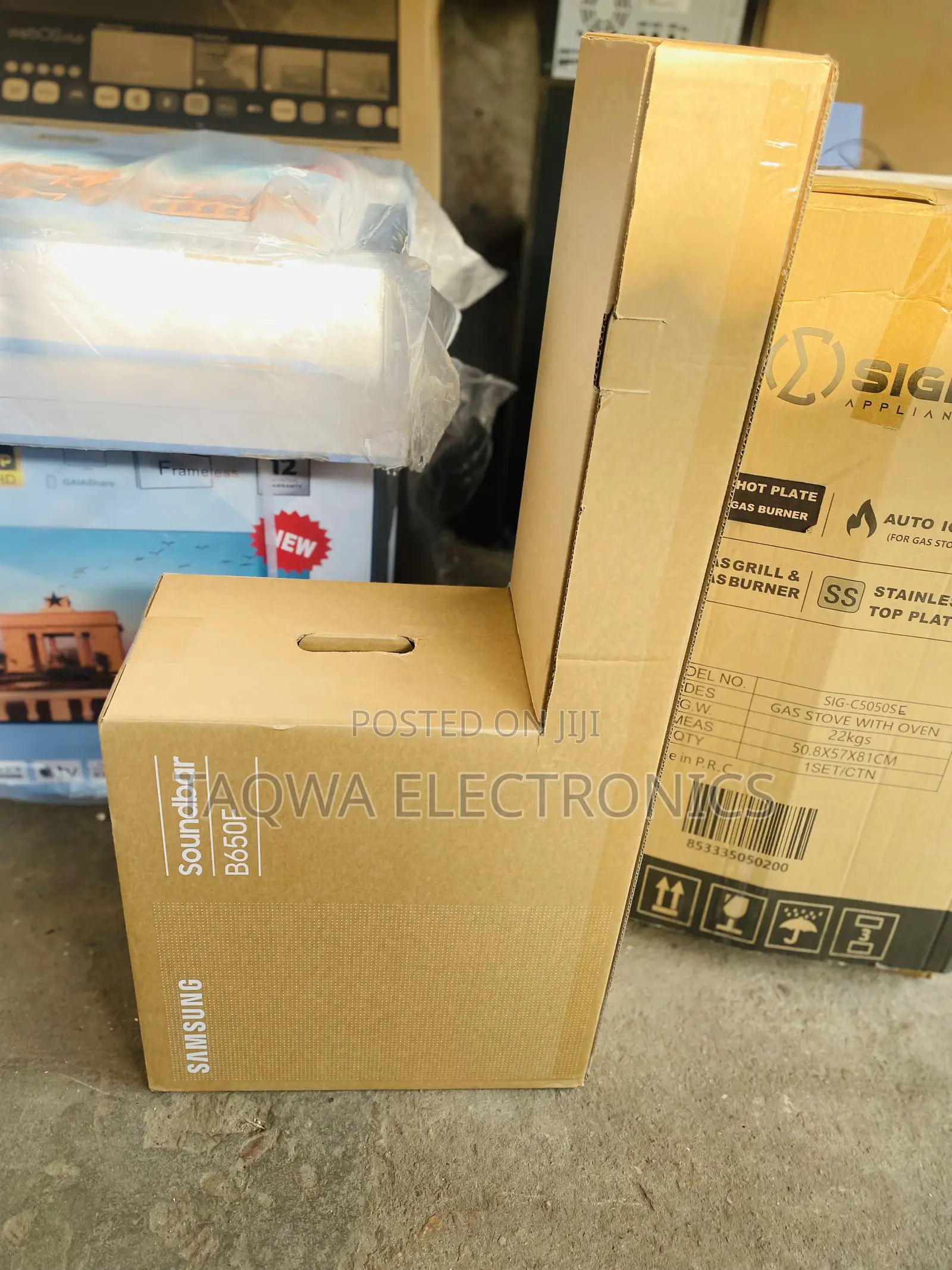 Output of 370watts Samsung B650 Sound Bar