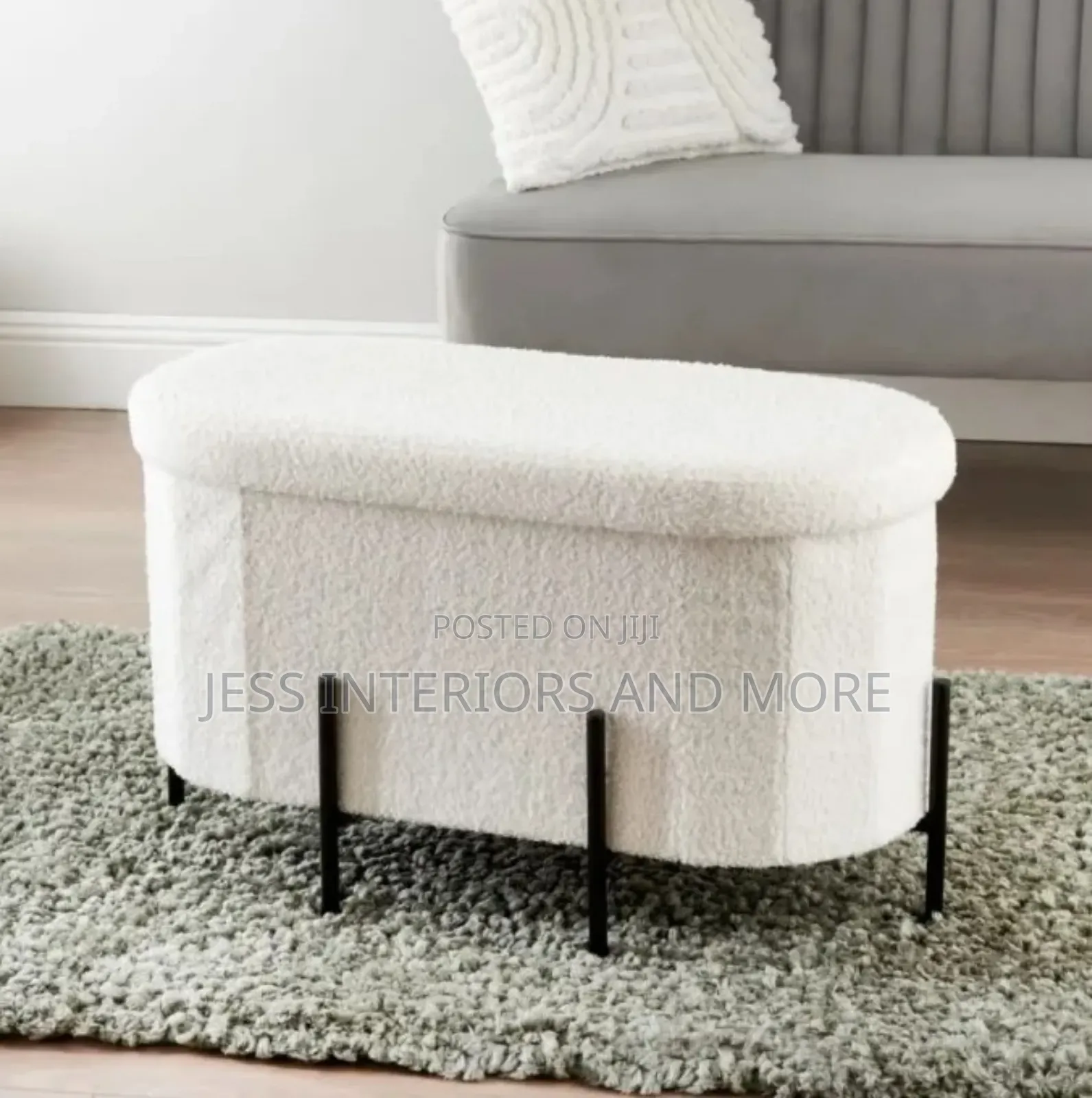 Ottoman (Curved With Storage)