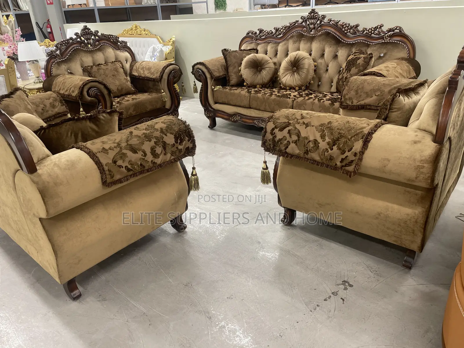 Royal Sofa Set (3+2+1+1)