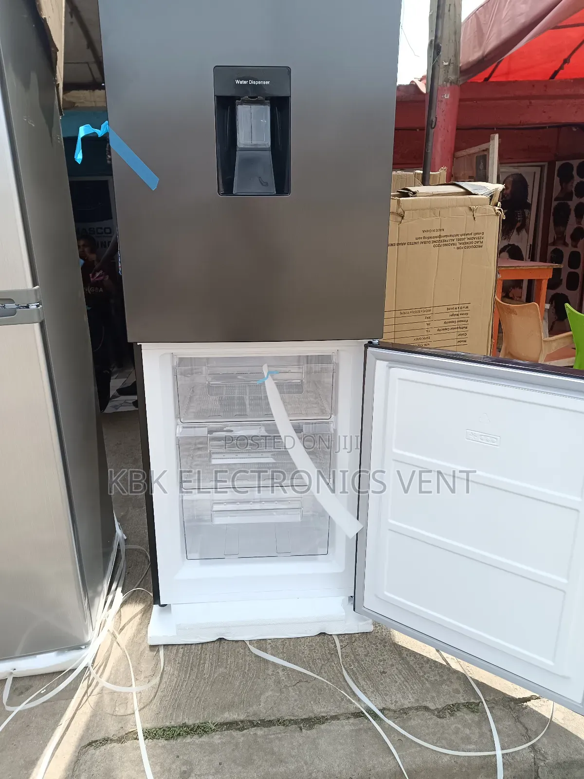 Roch 310ltr Double Door Refrigerators Water Dispenser