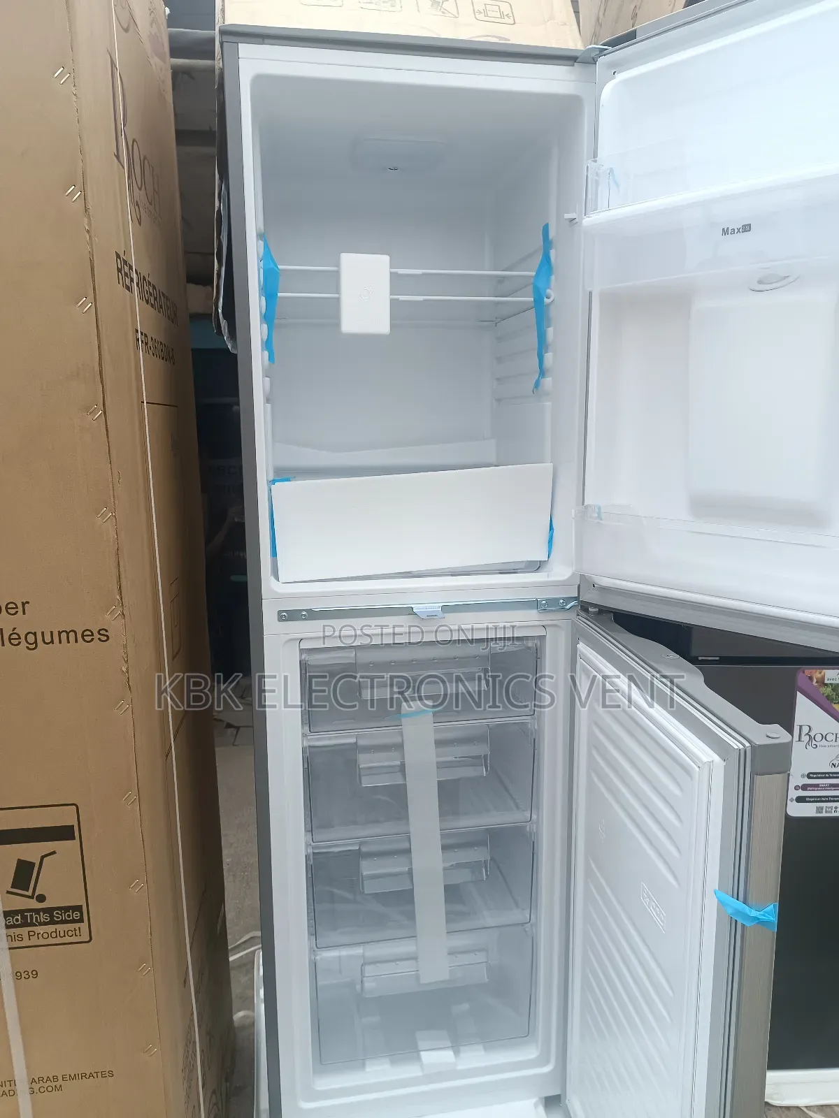 Roch 251ltr Double Door Fridge Water Dispenser