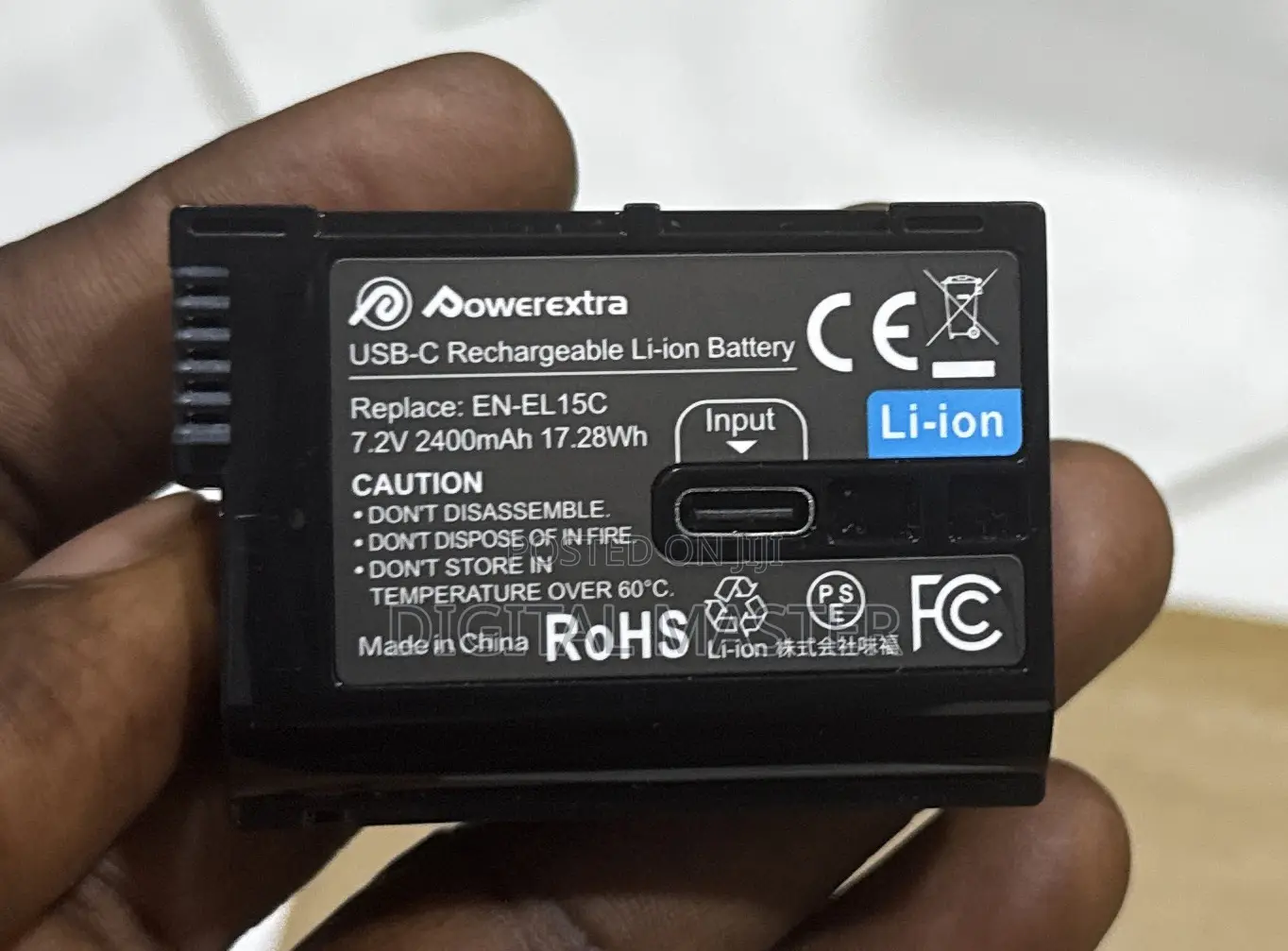 En-el15 Usb-c Rechargeable Li-ion Battery (7.2v 2400mah 17.28wh)