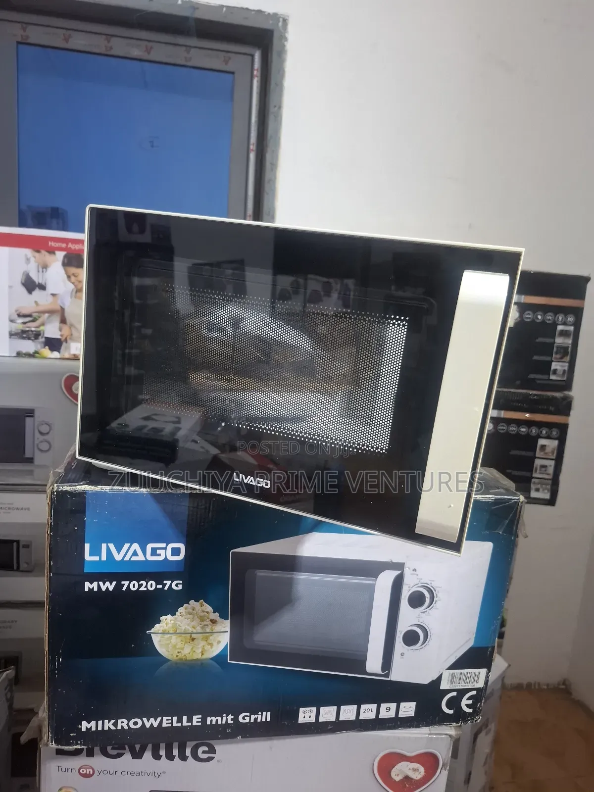 20l Livago Microwave Oven With Grill- Germany