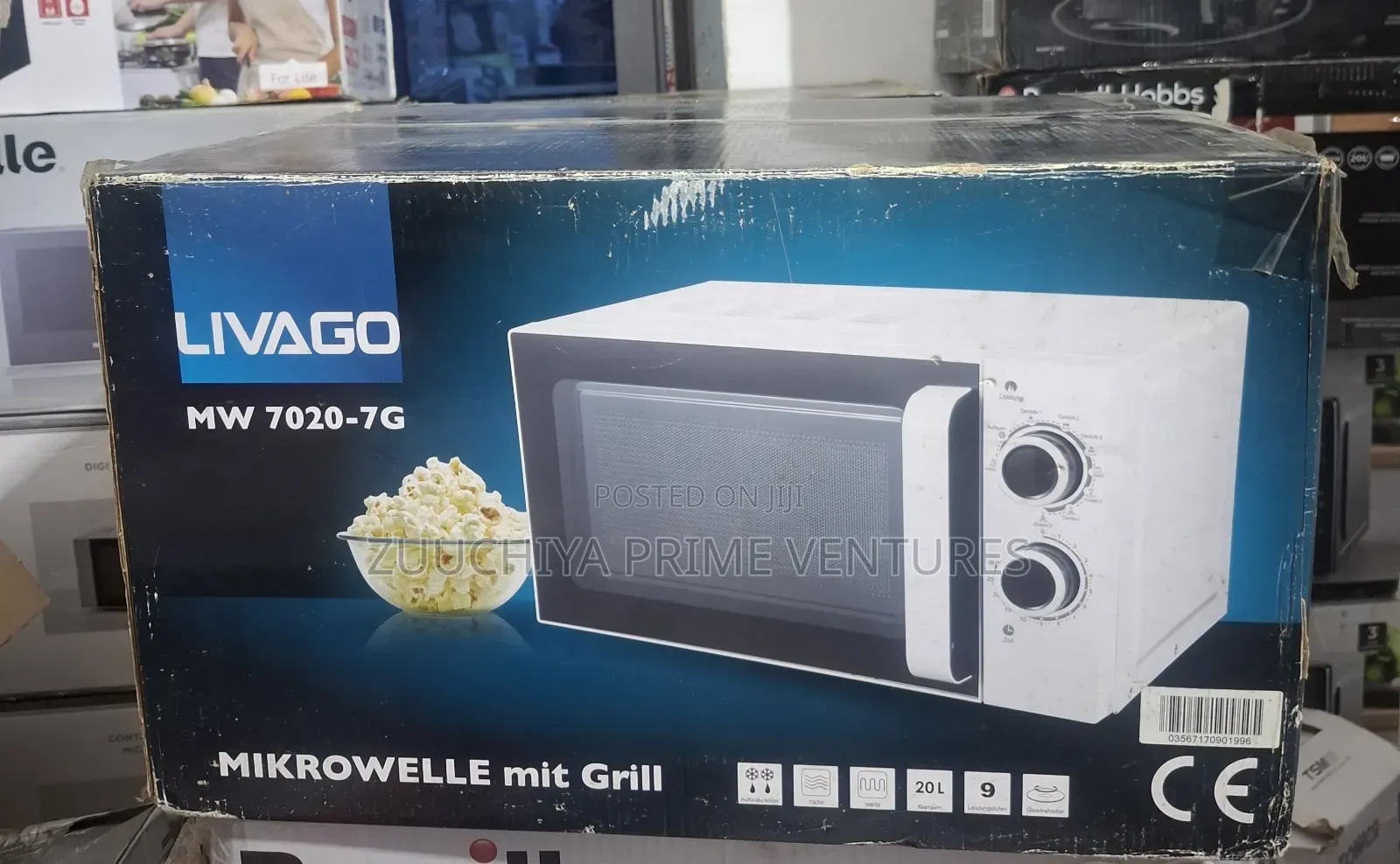 20l Livago Microwave Oven With Grill- Germany