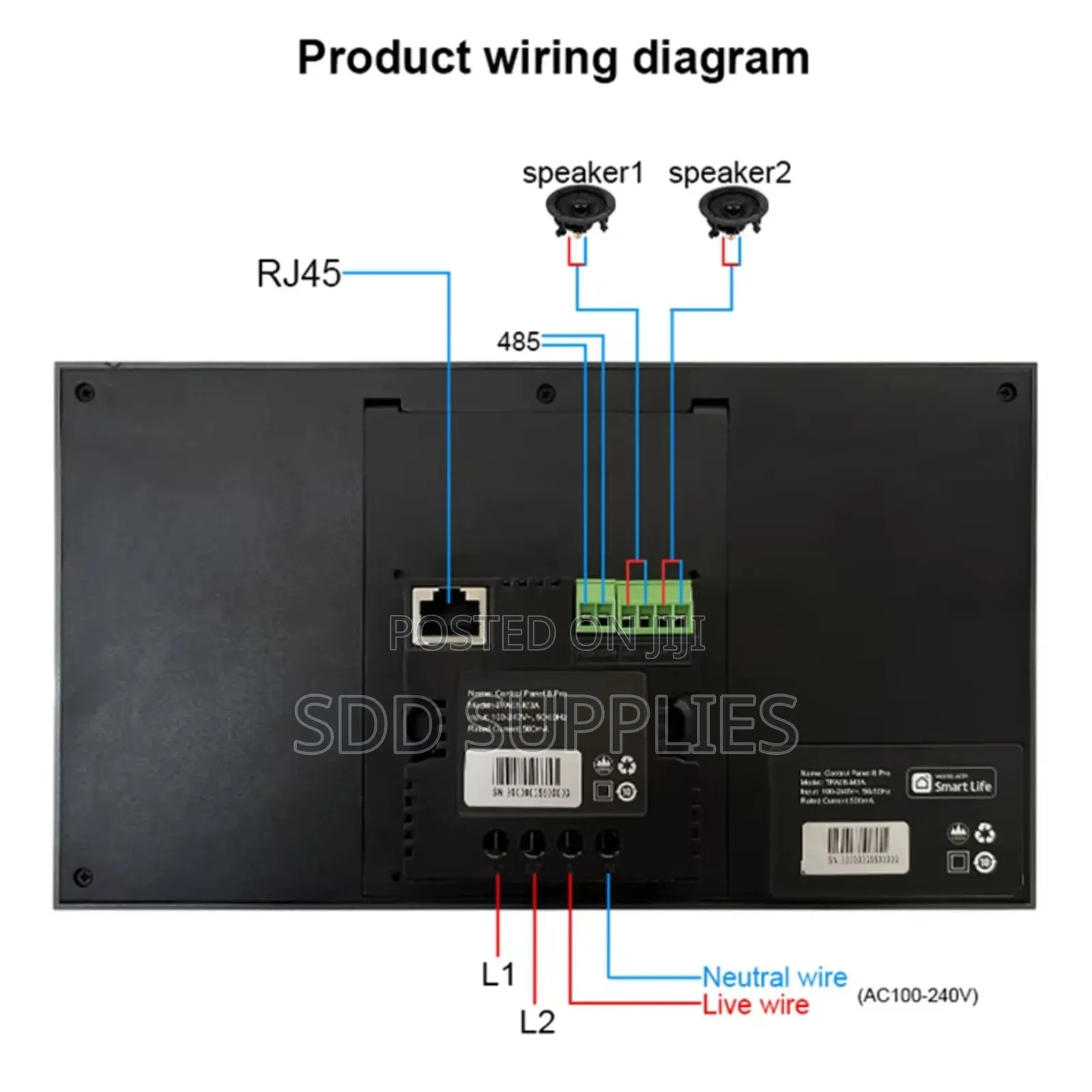 Alexa Wall Amplifier Smart Control Panel Ir Inbuilt, Alexa Inbuilt