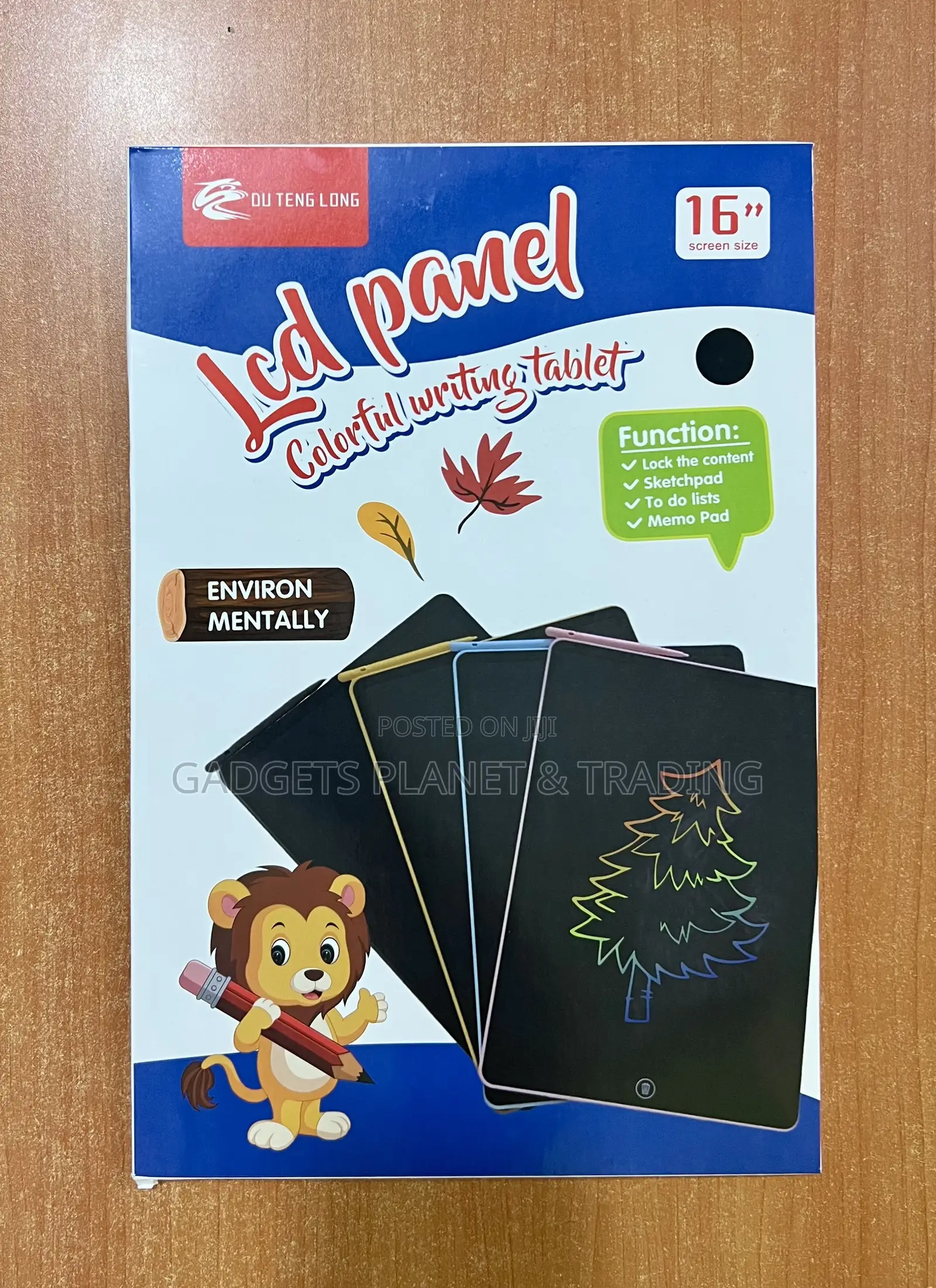 16" Kid-friendly Lcd Writing Tablet - Drawing Learning Tablet Pad