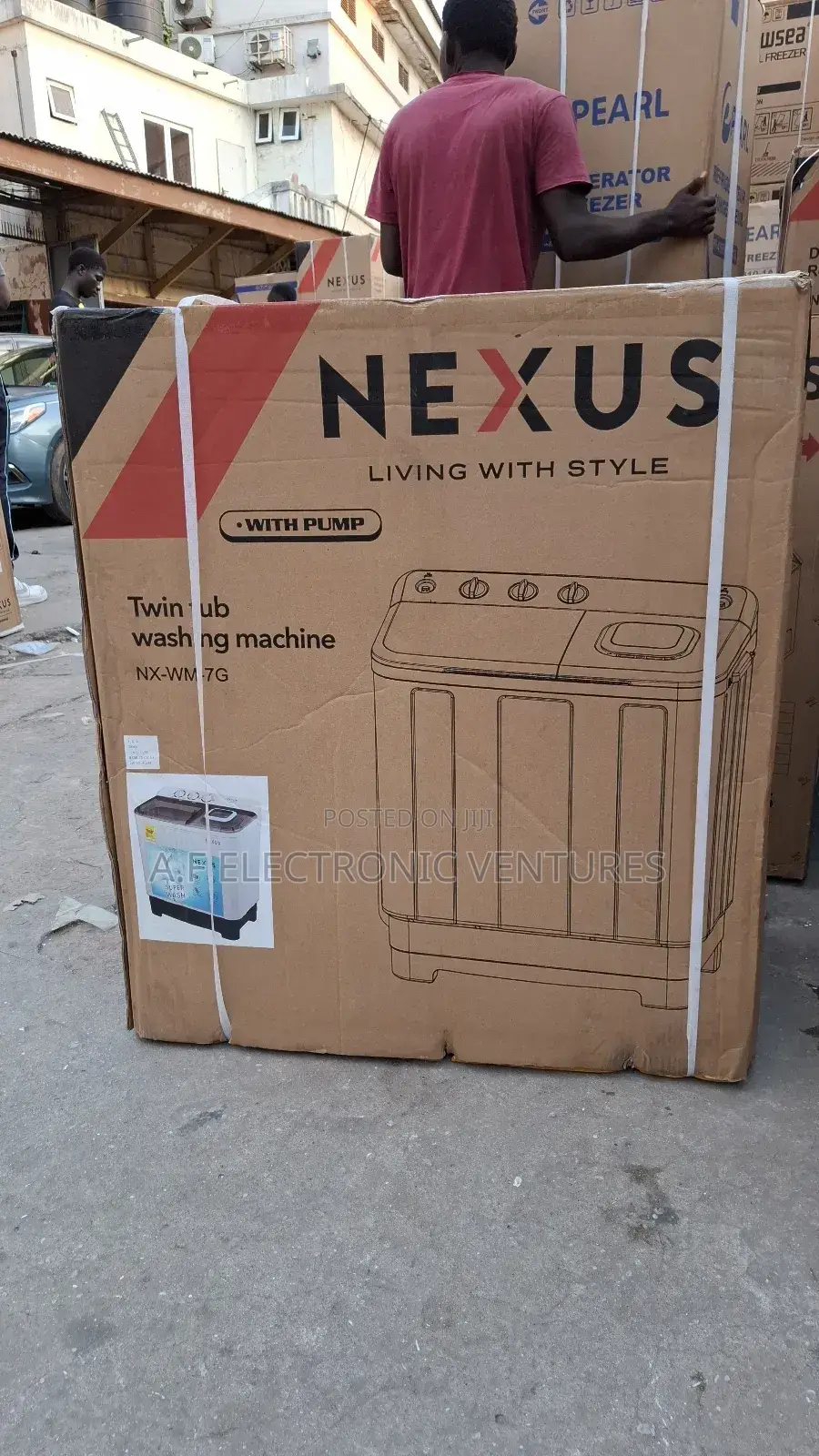 Nexus 7kg Twin Tub Semi-Automatic Washing Machine
