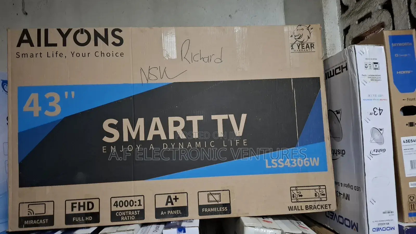 Ailyons 43-Inch Smart Tv