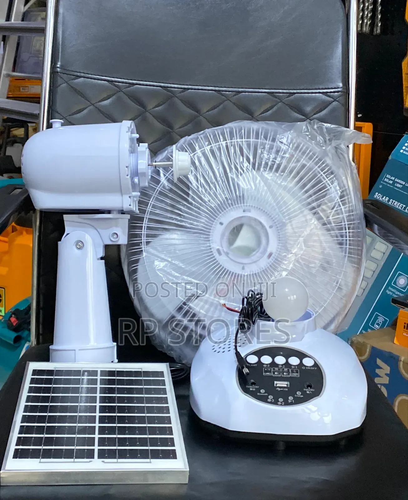 Ecool Max Solar Desktop Fan