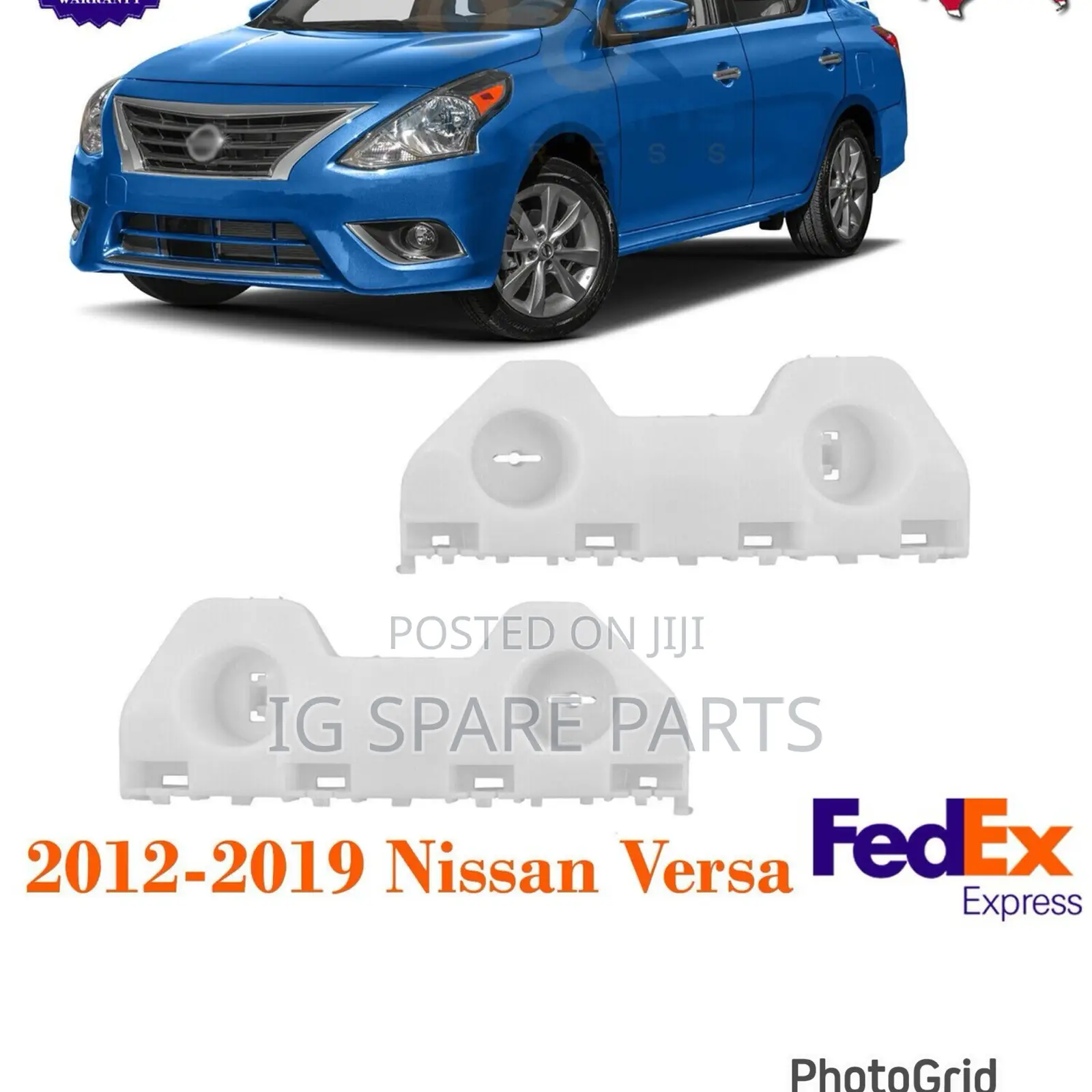 Nissan Versa 2012-2019 Front Bumper Bracket