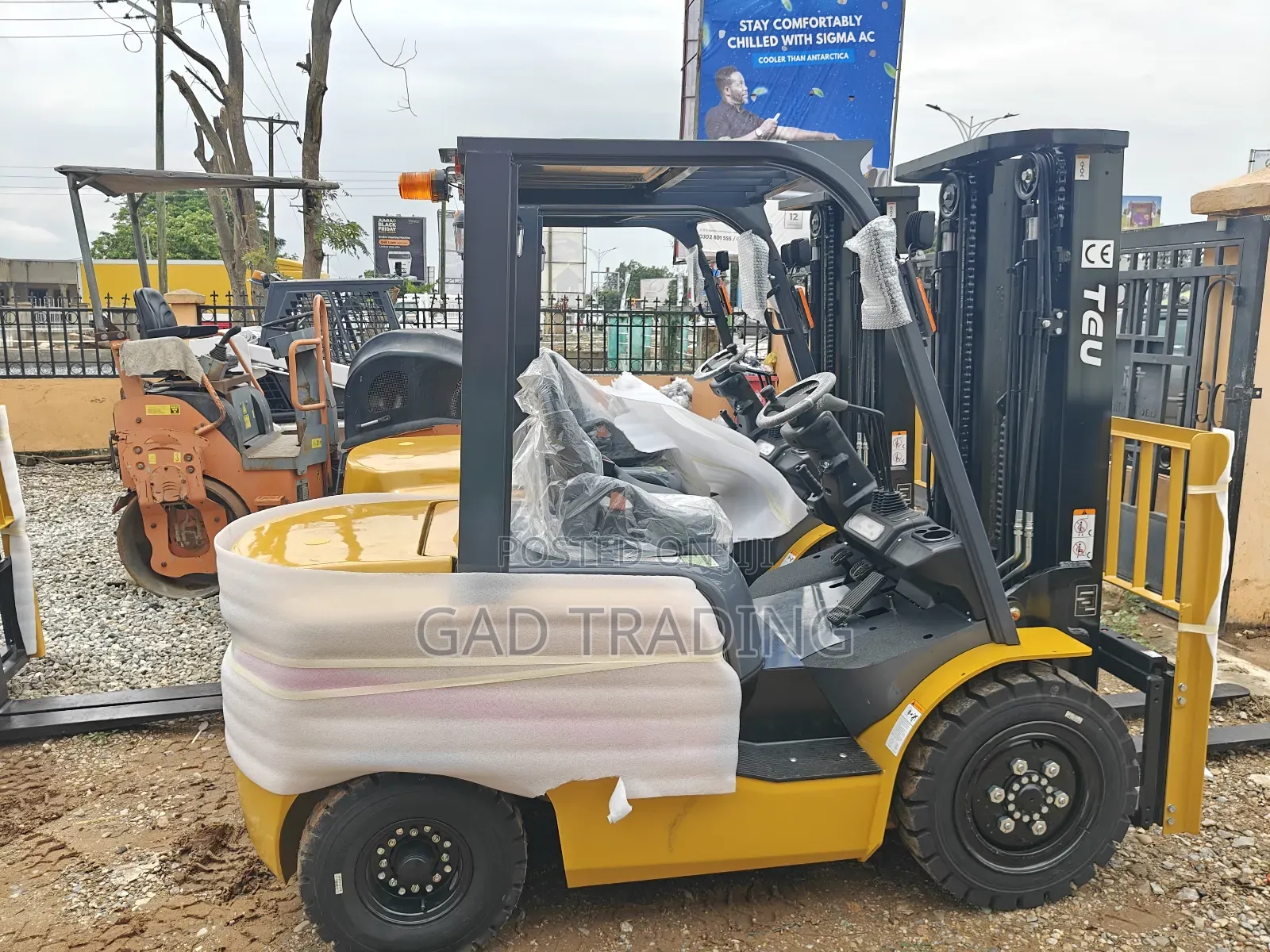 Teu Forklift 3 Ton Diseal (Isuzu Japanese Engine) New