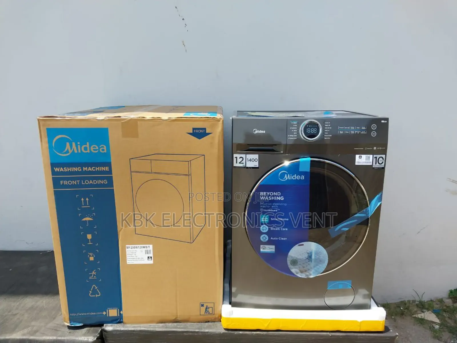 Midea 12kg Front Load Washing Machine