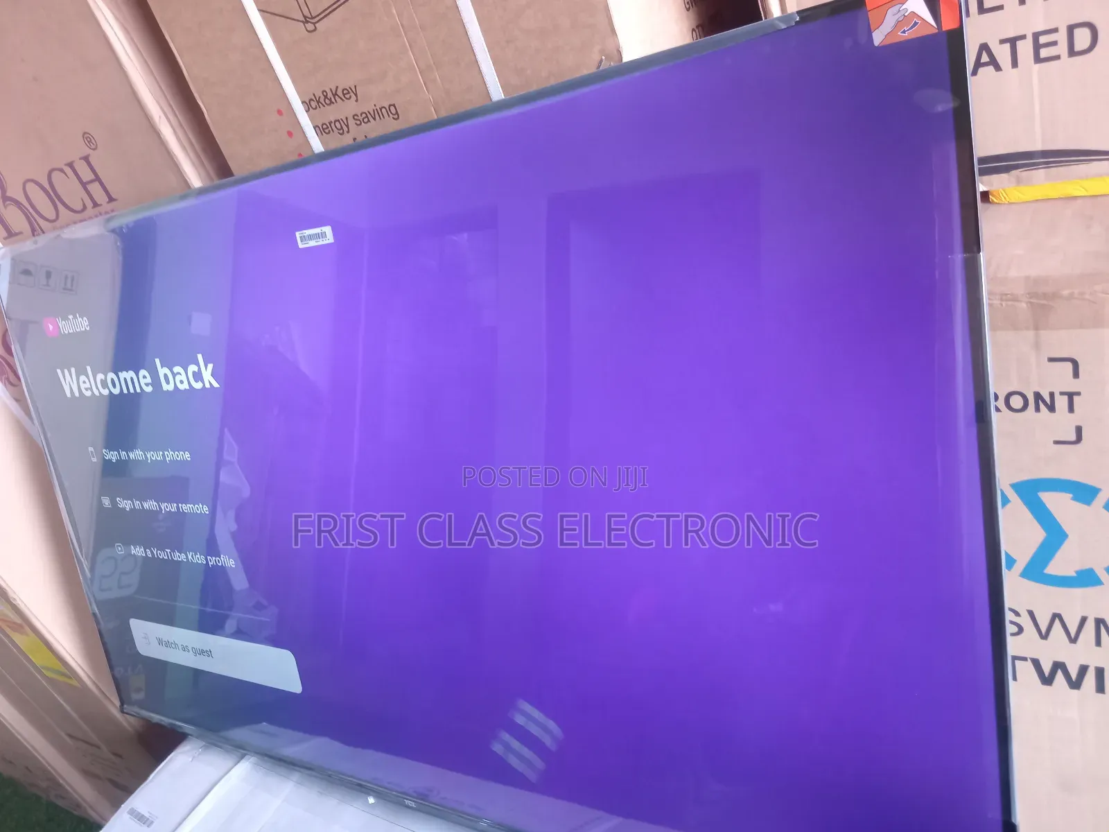 TCL 55” Smart Tv – Incredible Clarity Sound