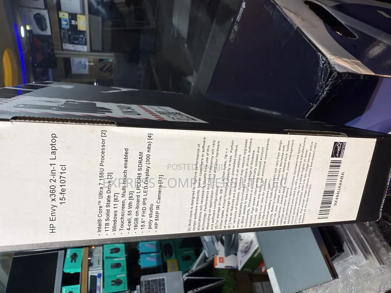 New Laptop HP Envy 15 16GB Intel Core Ultra 7 SSD 1T
