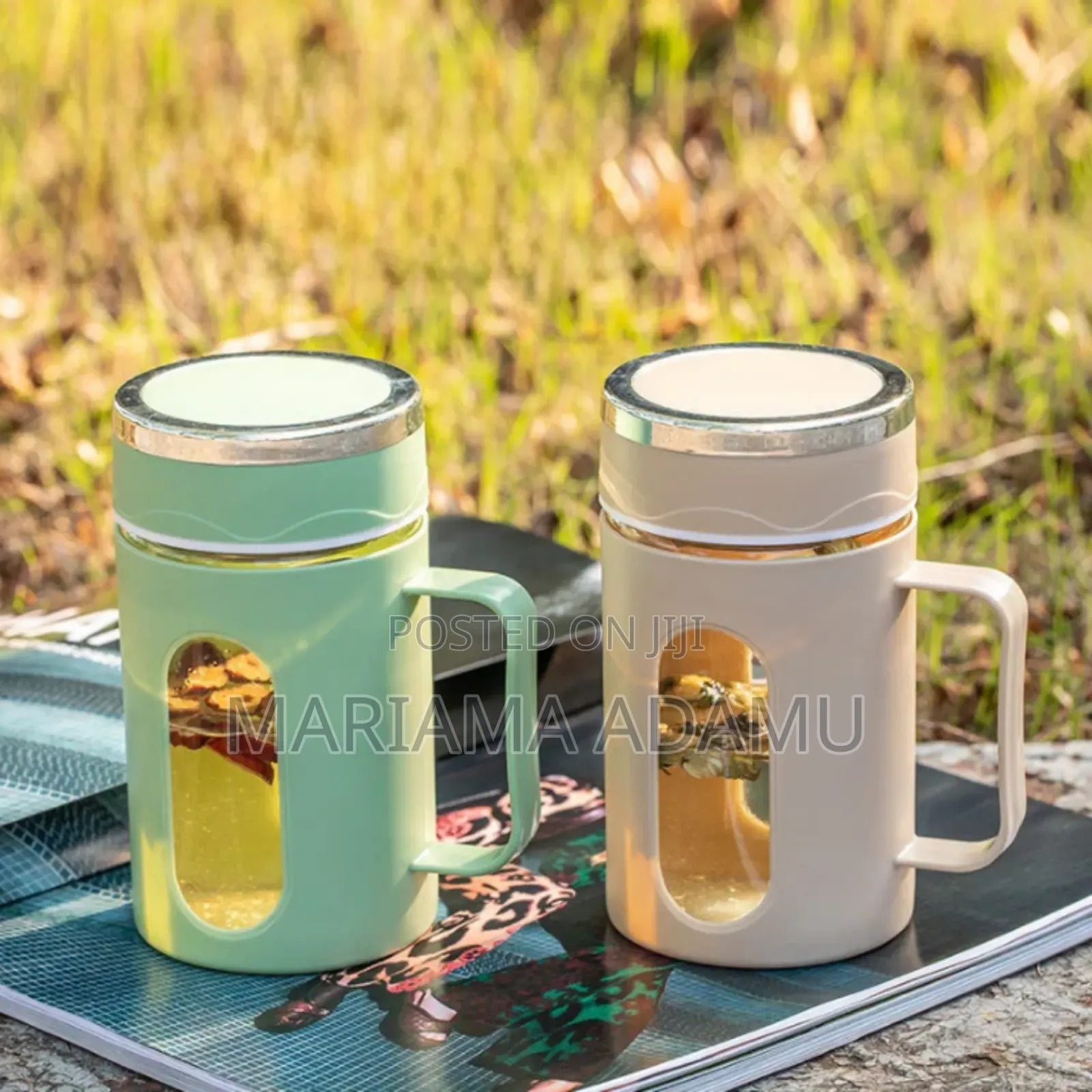 Glass Cup With Cover
