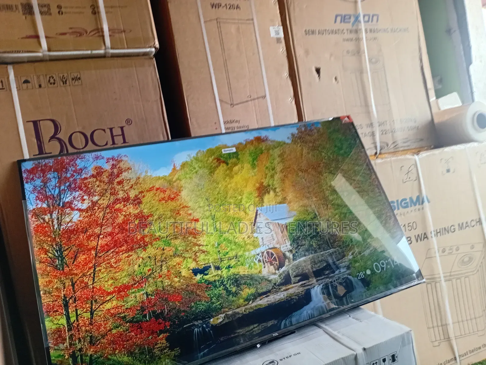 Flush TCL Big Screen Comfort – 55-Inch Smart Led Television
