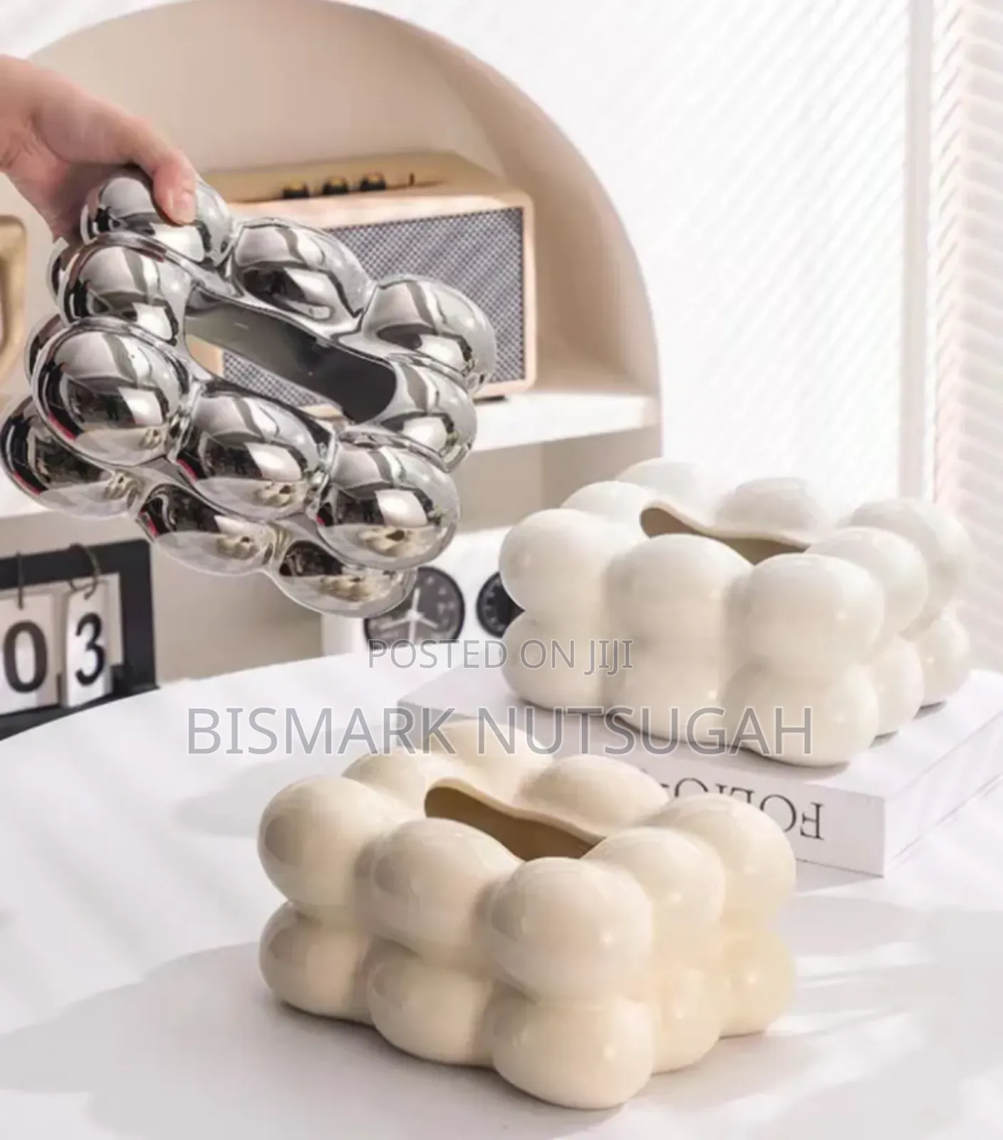 Ceramic Tissue Holder Box