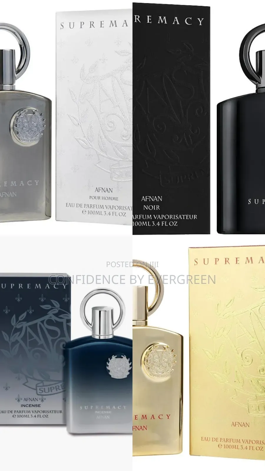 Supremacy by Afnan (Silver, Noir, Gold Incense)