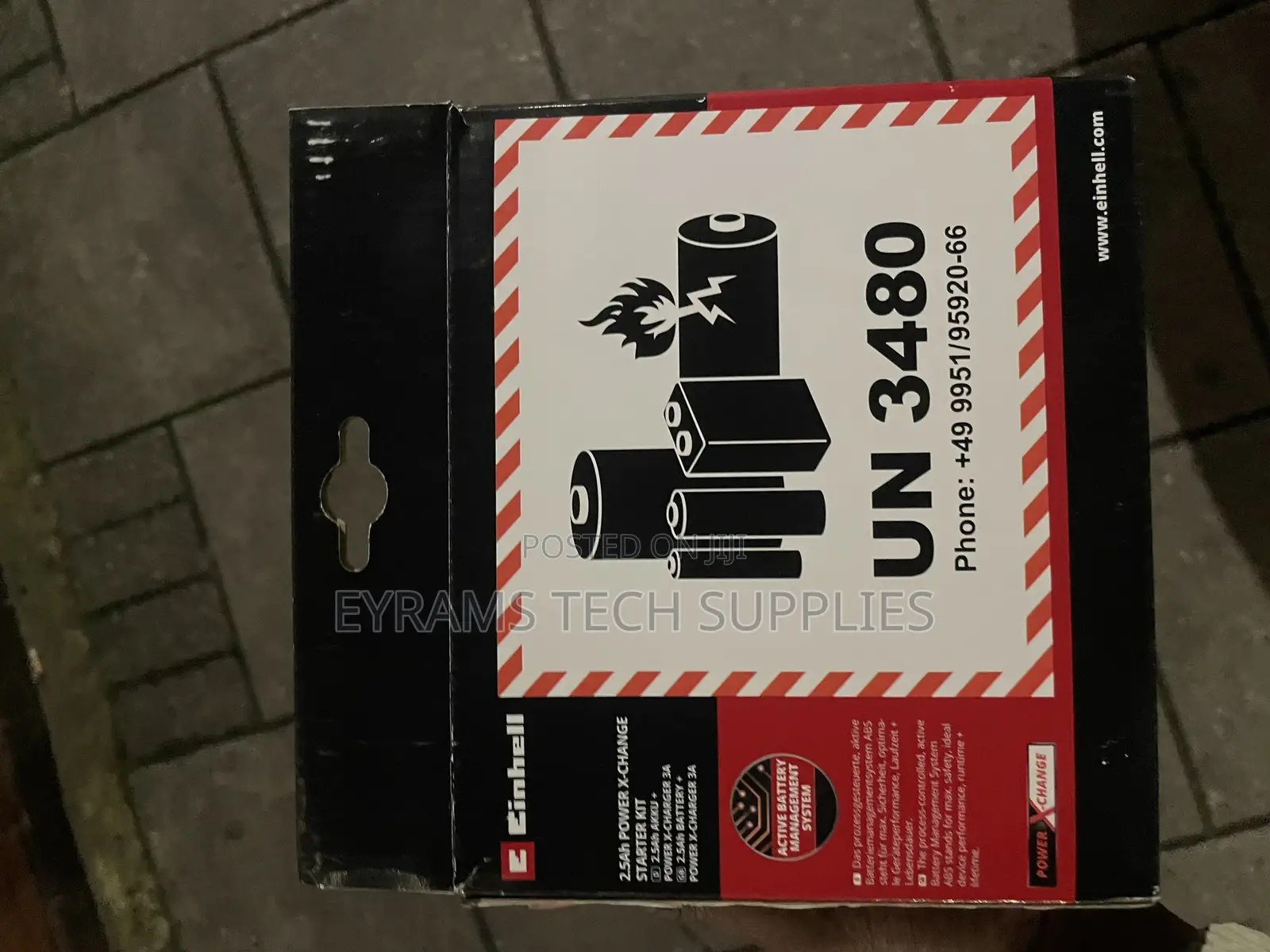 Einhell Cordless Angle Grinder + Battery + Charger