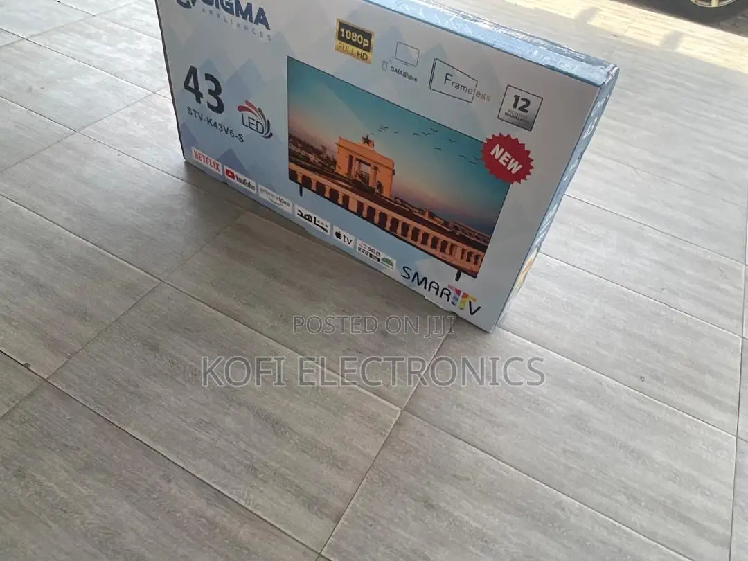 Sigma 43′′ Smart Led Tv Fhd, Built-in Satellite