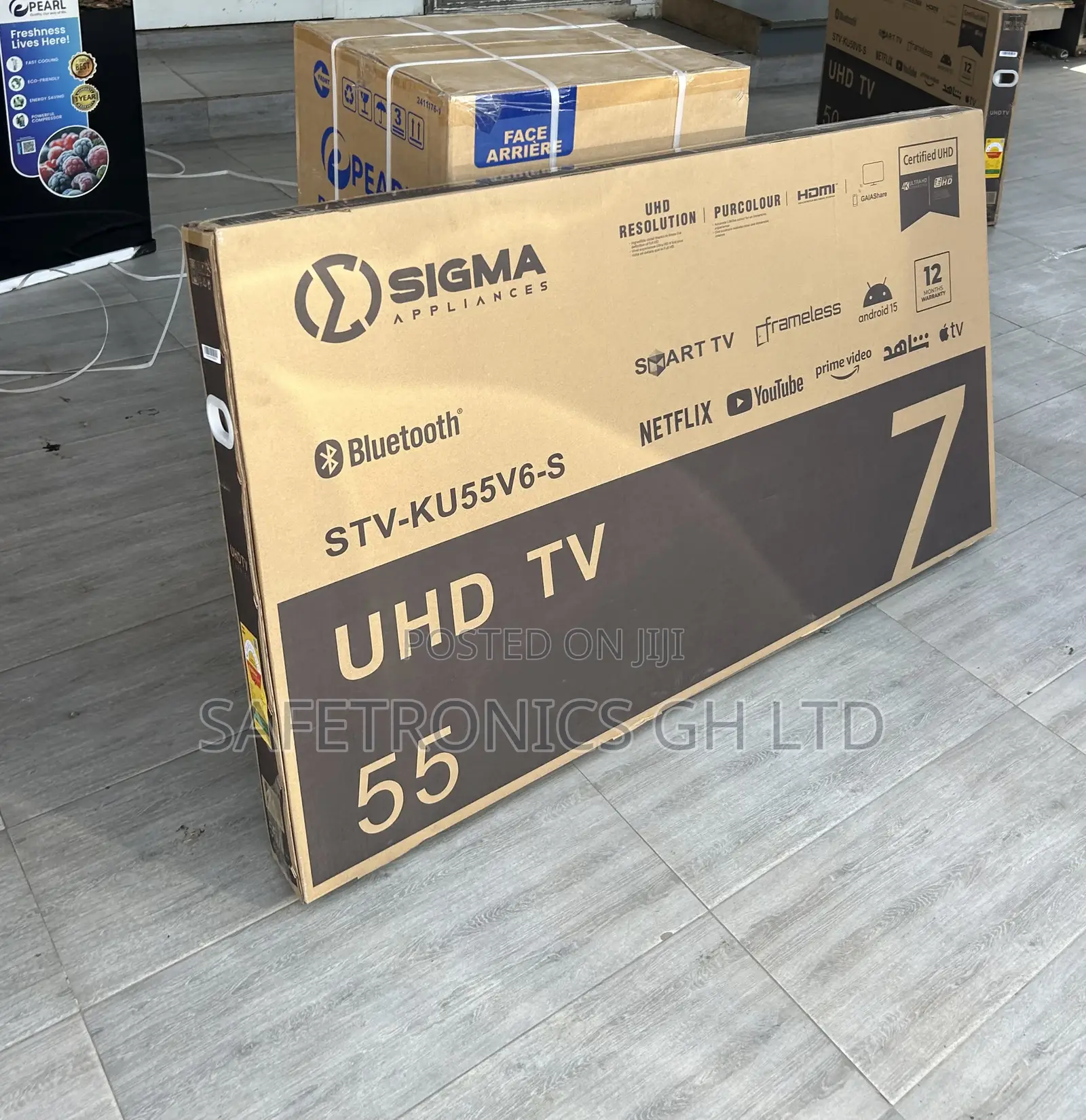 Sigma Ultra Clear 55 Inch Smart Uhd Digital Satellite Tv