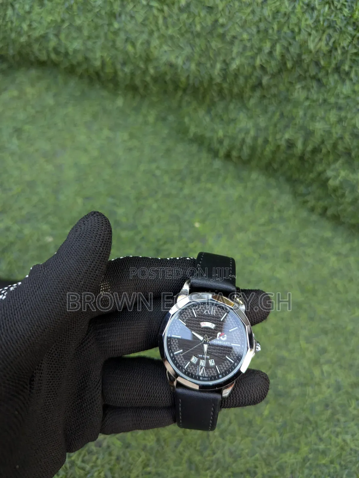 Forcast Sapphire Leather Watch