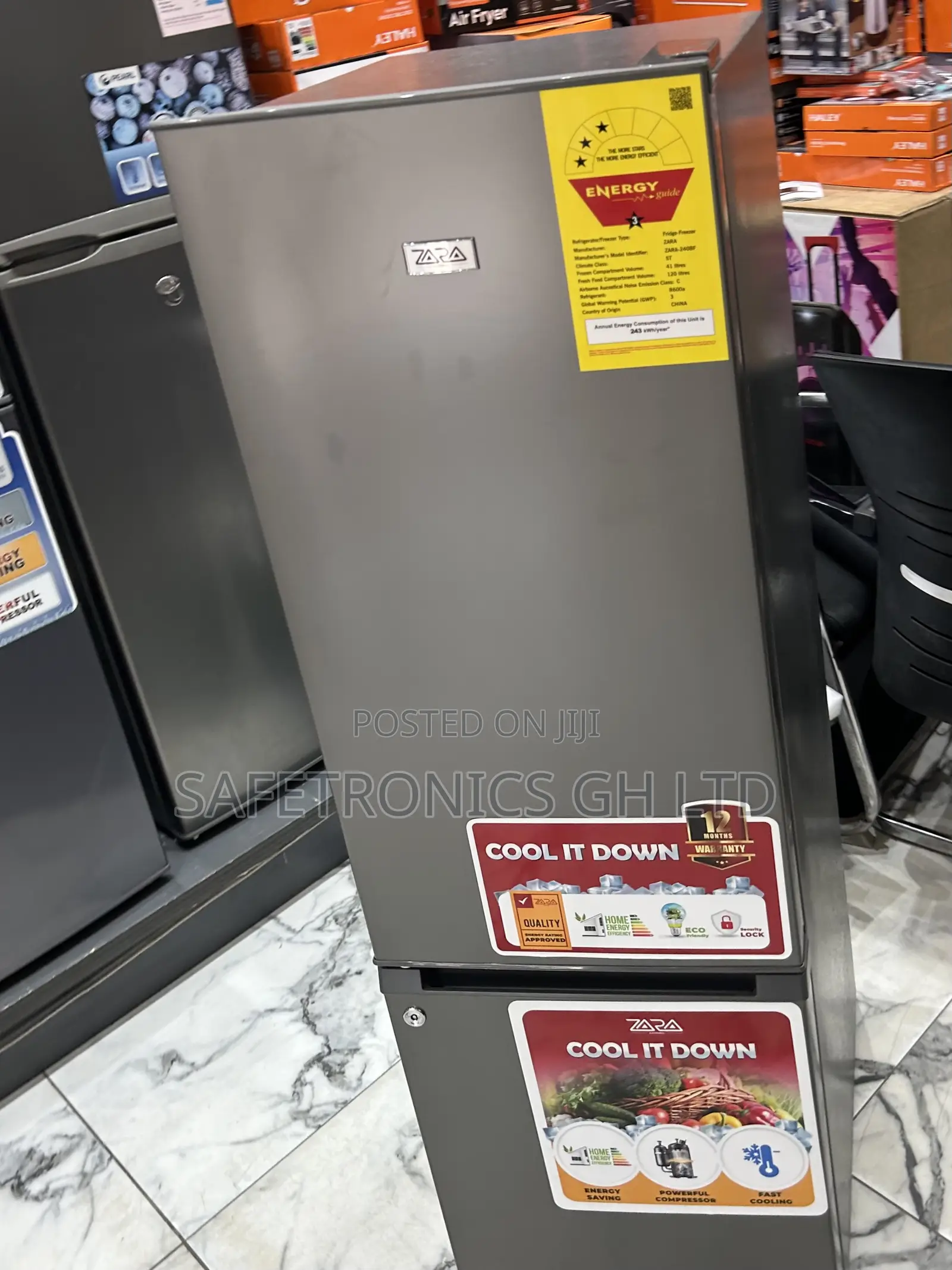 Just Choose Bottom Mount Zara 240bf 161l Fast 2 Doors Fridge