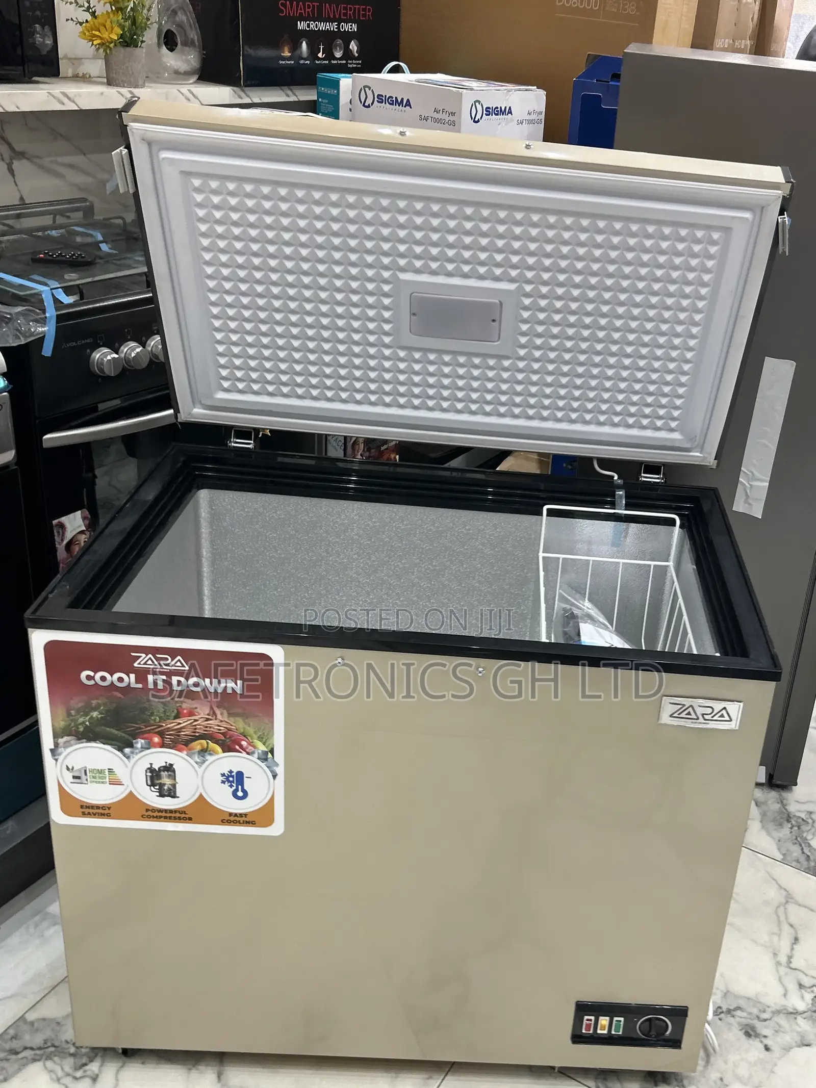 Shop Super Modern Gold Zara 300 238l Singledoor Freezer
