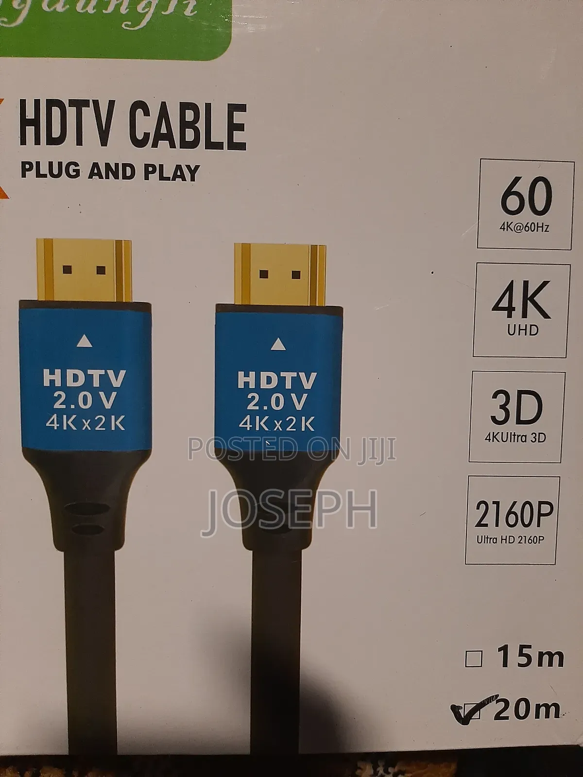 X Hdmi Original Cable 20m