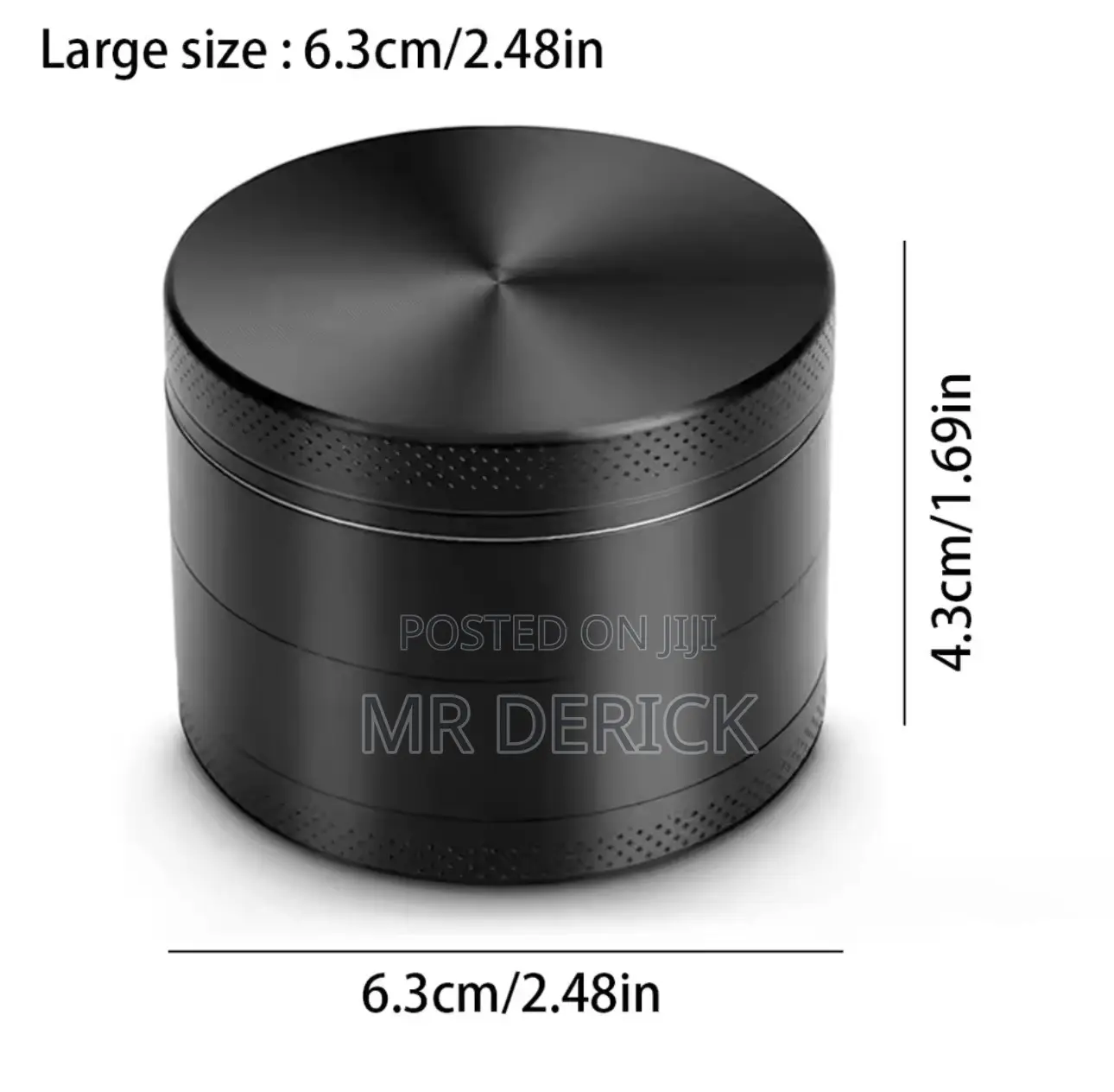 63mm 4 Layers Premium Zinc Alloy Herb Grinders for Smoking
