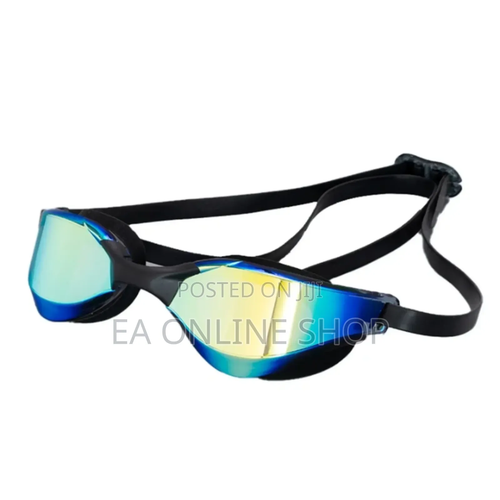 Glide Mirrored Antifog Professional Swimming Goggles.