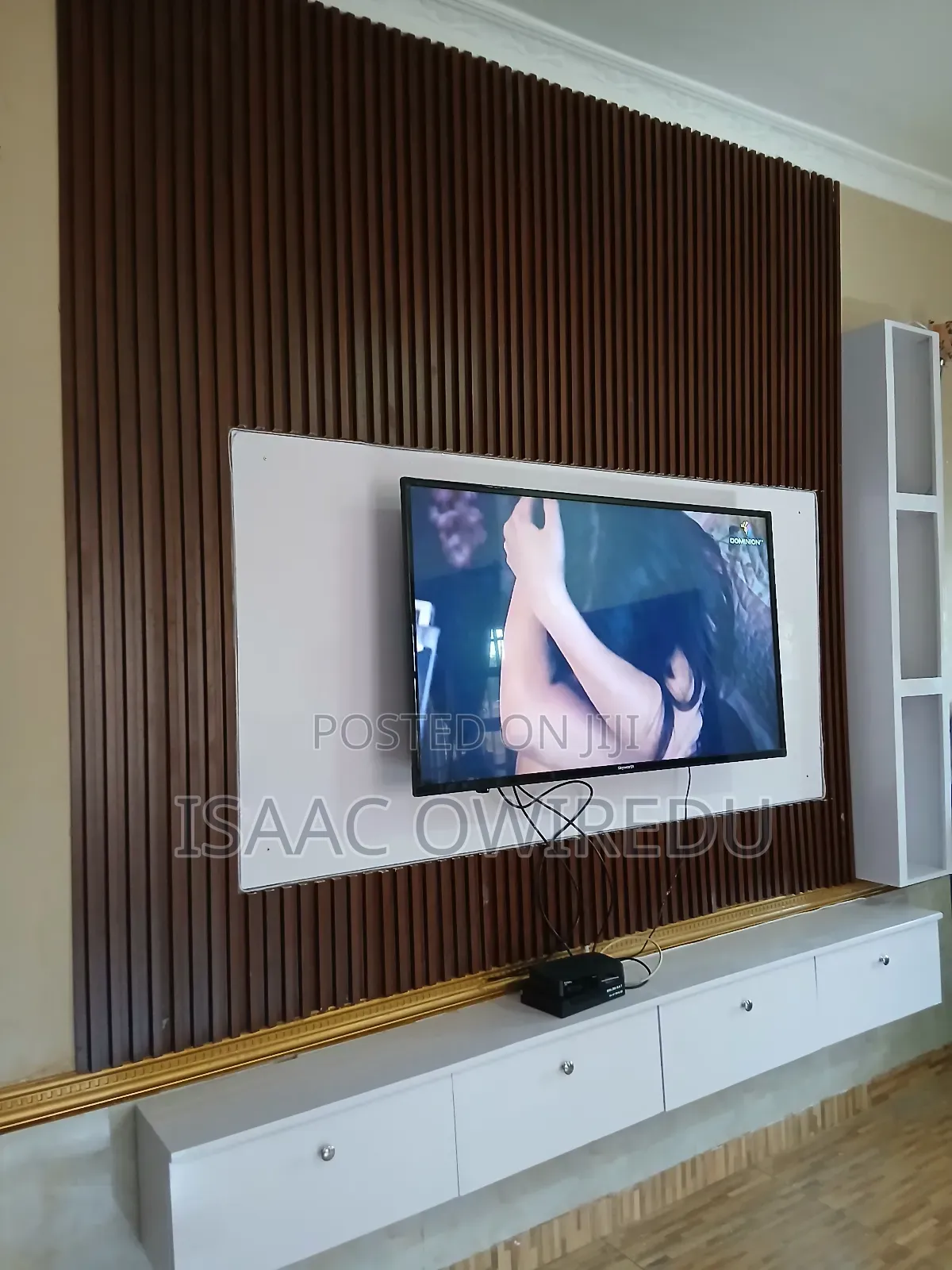 Television Wall Unit With Panels