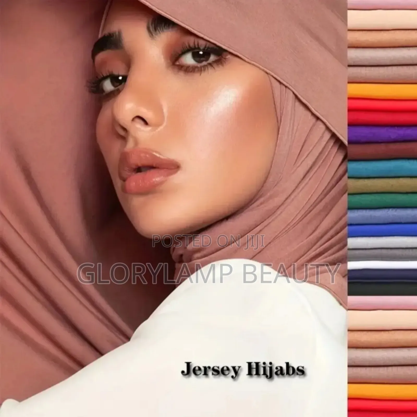 Elegant Plain Chiffon Hijab Scarf - White - Lightweight Breathable