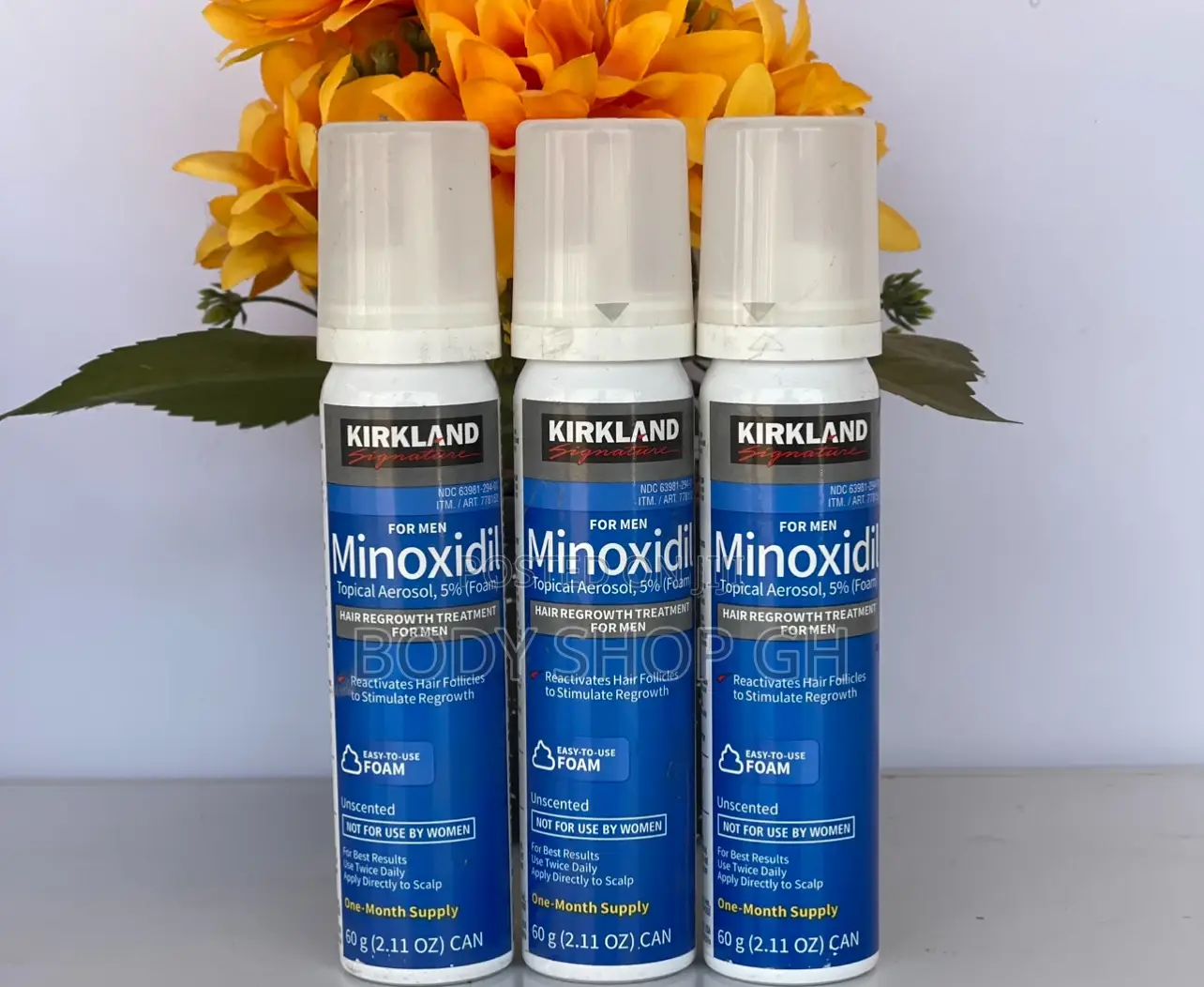 Kirkland Foam for Beard Growth, Hairline and Bald Spots Regrowth