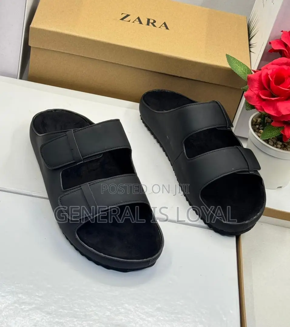 Zara Men Black Men Slippers