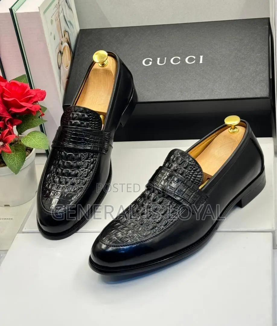Gucci Crocs Top Leather Shoe